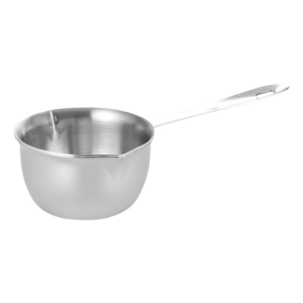 DOITOOL Stainless Steel Chocolate Melting Pot with Pour Spout - Double Boiler Butter Warmer, Mini Saucepan for Turkish Coffee, Seafood Boil & Candy Making - Perfect for Home Baking, Coffee Brewing & Kitchen Cooking