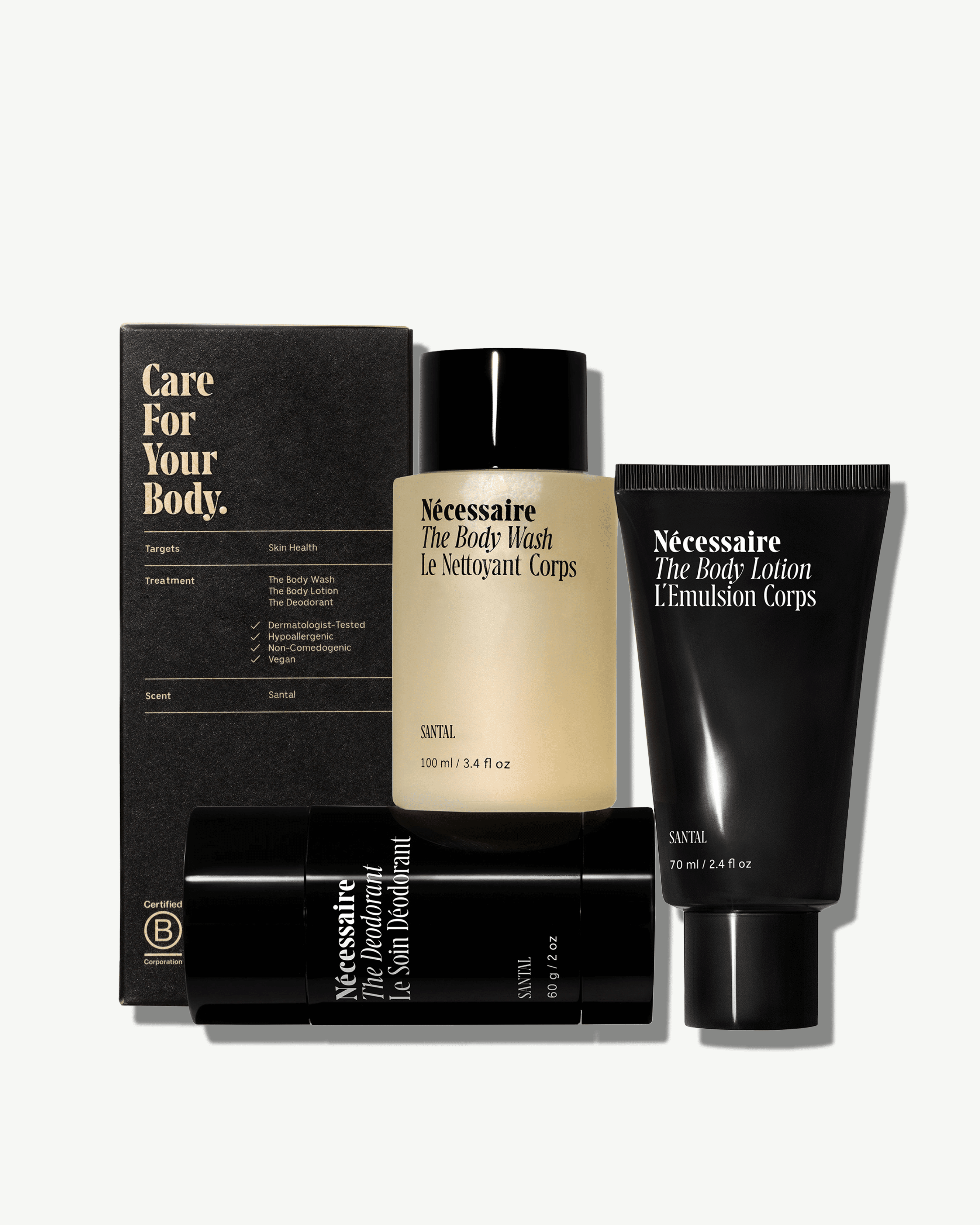 Premium Sandalwood Body Essentials Set - Natural Aromatherapy for Relaxation & Stress Relief | Perfect for Spa Days, Meditation & Self-Care Rituals