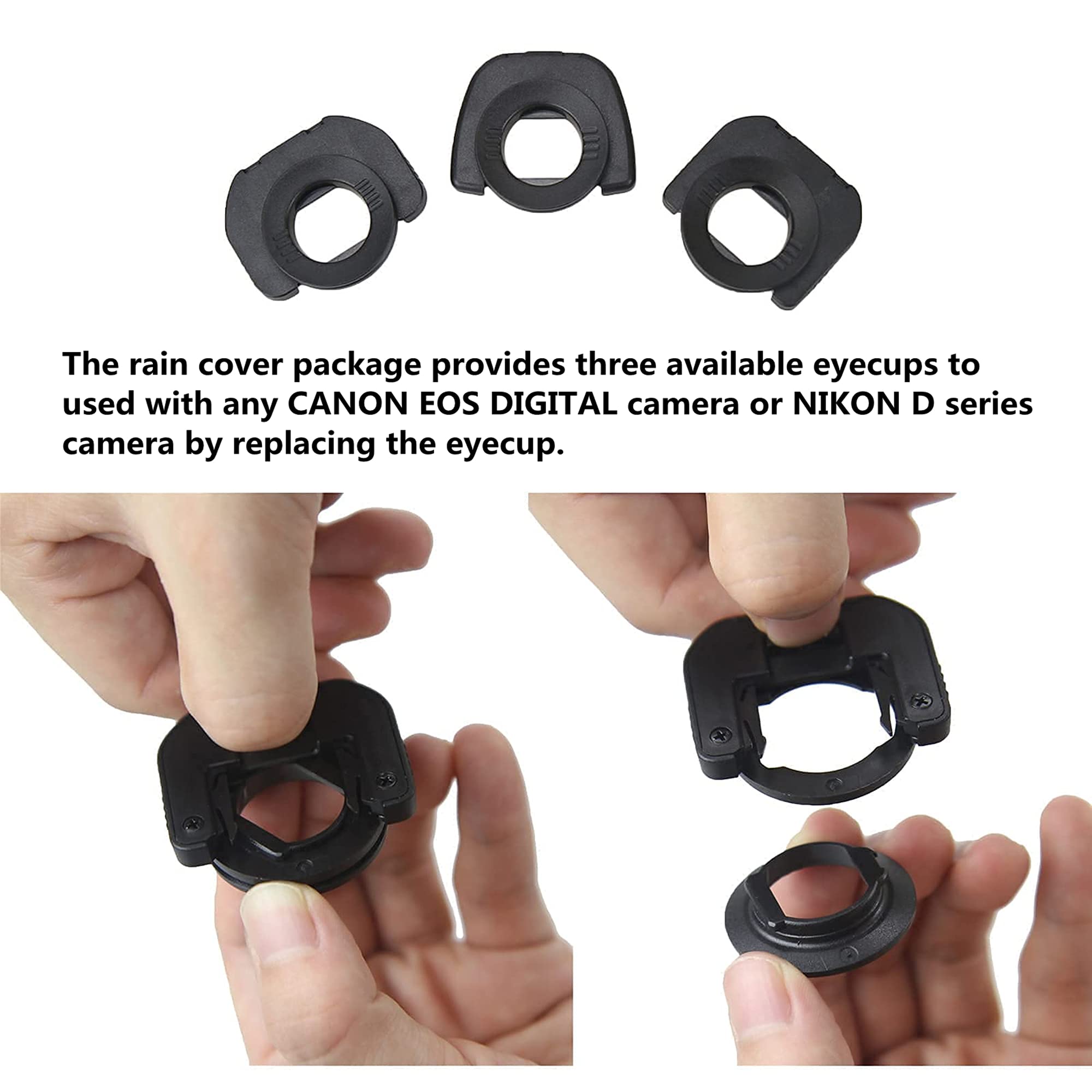 2 Pack Waterproof Camera Rain Cover - Large Size DSLR/SLR Protection for Outdoor Photography in Rain, Snow & Harsh Weather