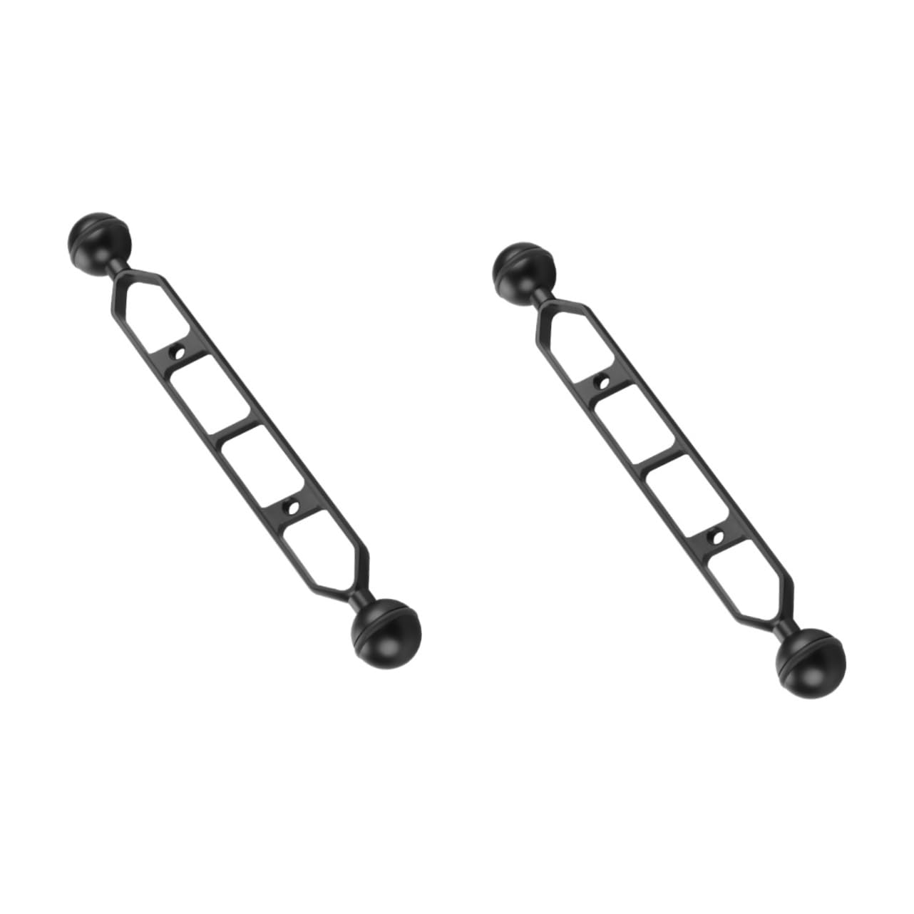 OSALADI 2-Pack 9 Dual Ball Arms for Underwater Torch & Diving Fill Light - Black (Perfect for Scuba Diving, Underwater Photography & Night Diving Adventures)