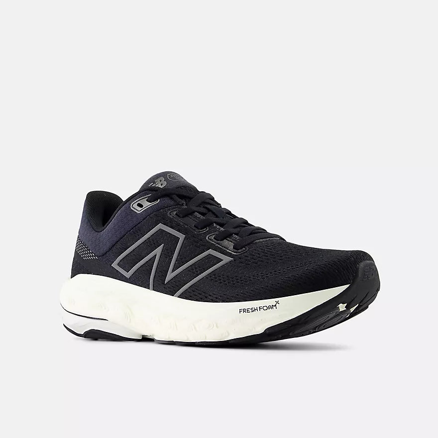 New Balance Women's Fresh Foam X 860v14 Running Shoes - D Width, Black/Phantom/Angora - Stability & Cushion for Long Distance Running, Jogging, and Workouts