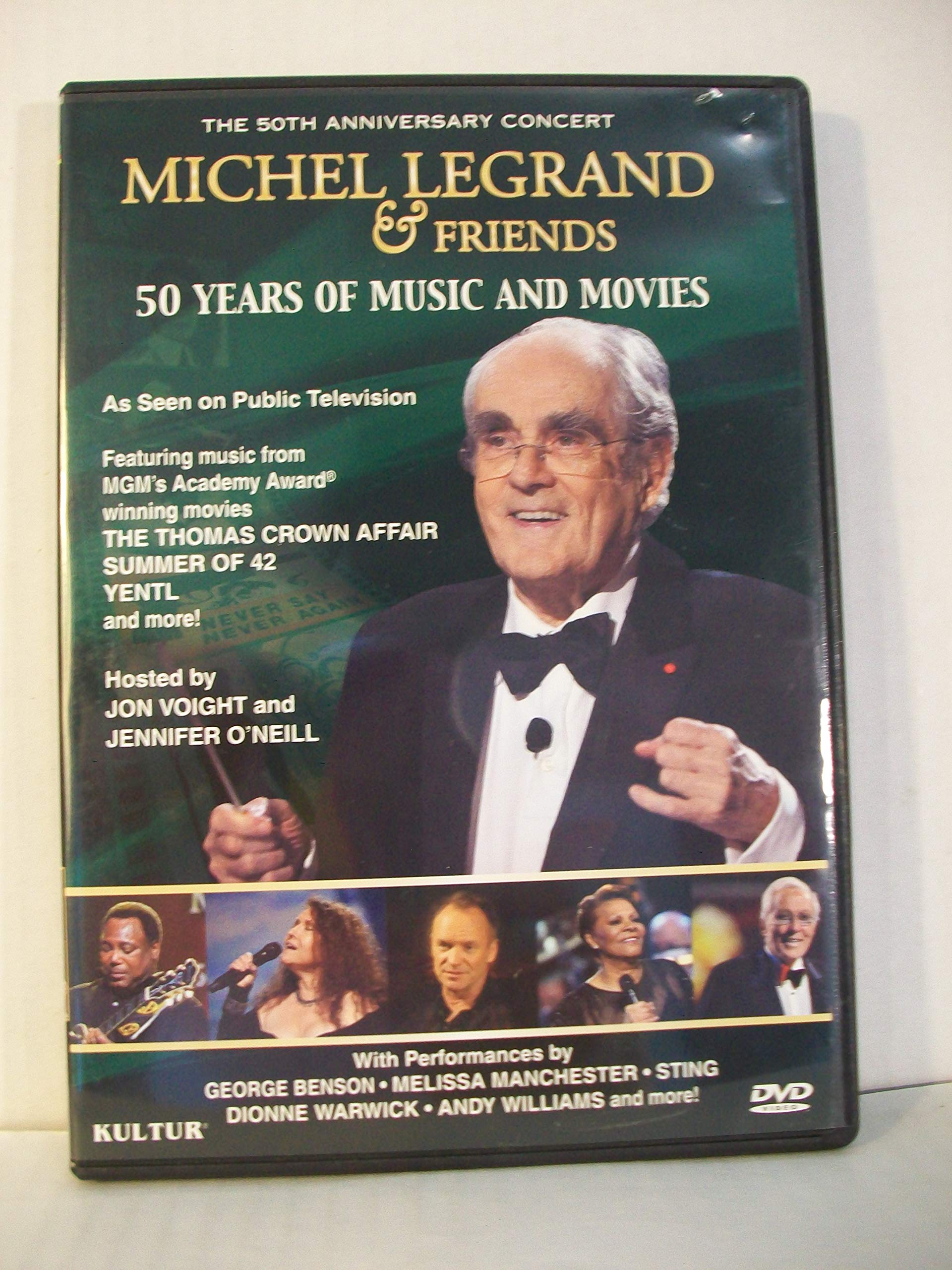 Michel Legrand & Friends: The 50th Anniversary Concert - 50 Years of Music & Movies | Live Performance DVD/Blu-ray | Perfect for Jazz Lovers & Film Music Enthusiasts | Great Gift for Anniversary Celebrations & Music Collectors