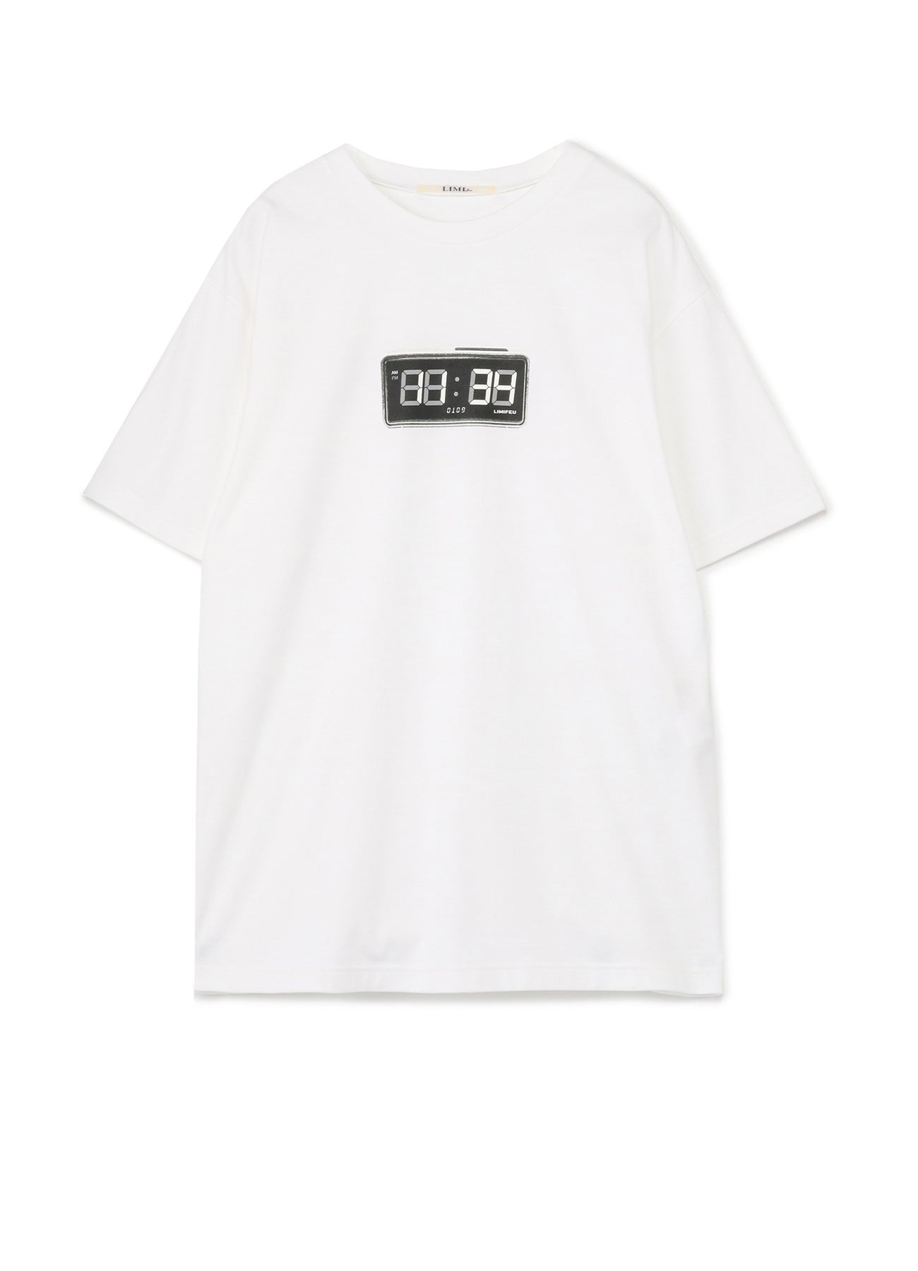 Vintage Clock Print Oversized T-Shirt for Men & Women - Comfortable Cotton Graphic Tee for Casual Wear, Street Style & Loungewear