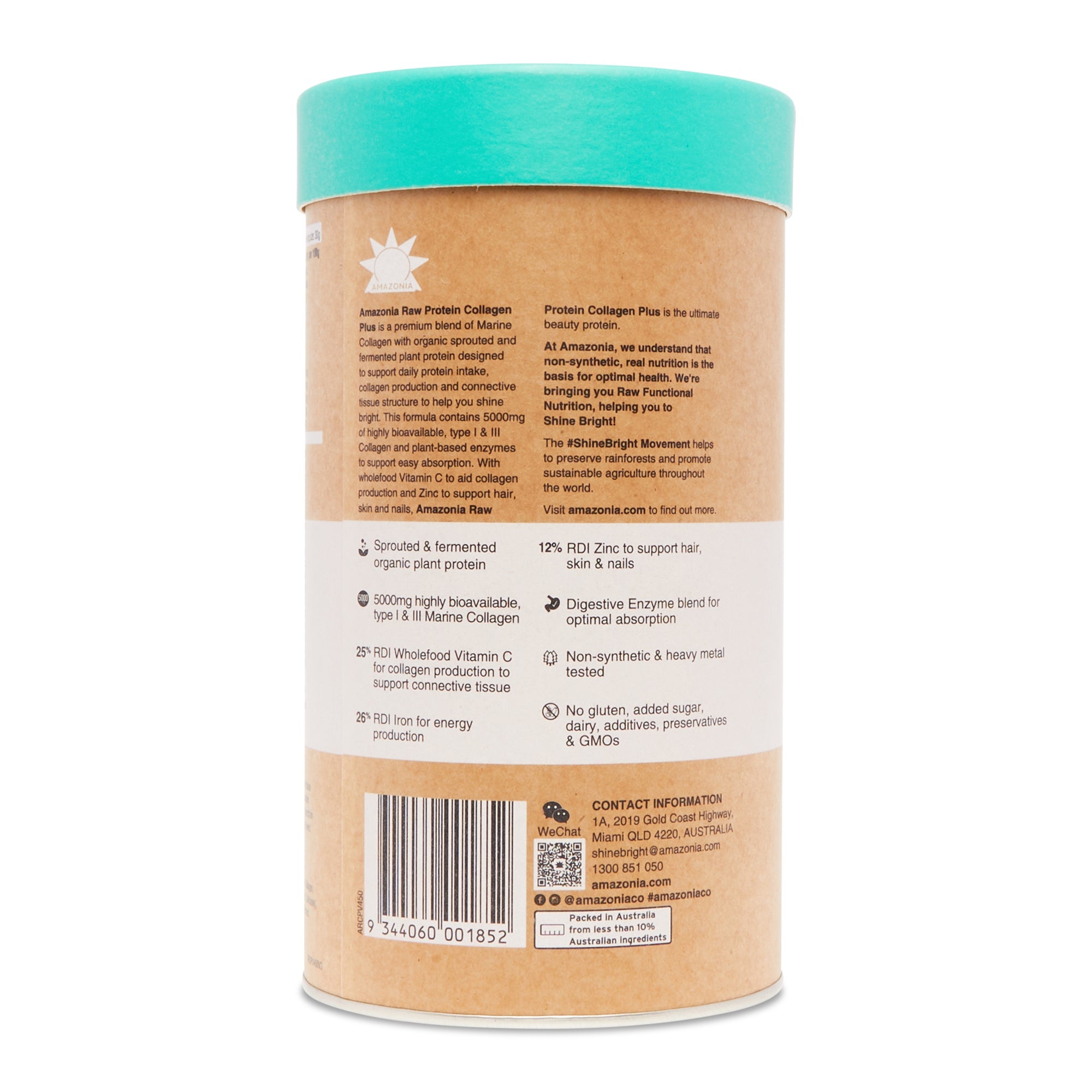 Amazonia Raw Collagen Protein Powder - Vanilla Maple Flavor for Smoothies, Coffee & Baking | Grass-Fed, Keto & Paleo Friendly