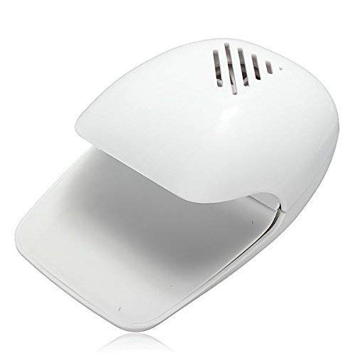 Nirva Battery Operated Automatic Pressure Activated Nail Dryer with Cooling Fan | Fast Drying for Gel & Regular Polish | Perfect for Home & Salon Manicures