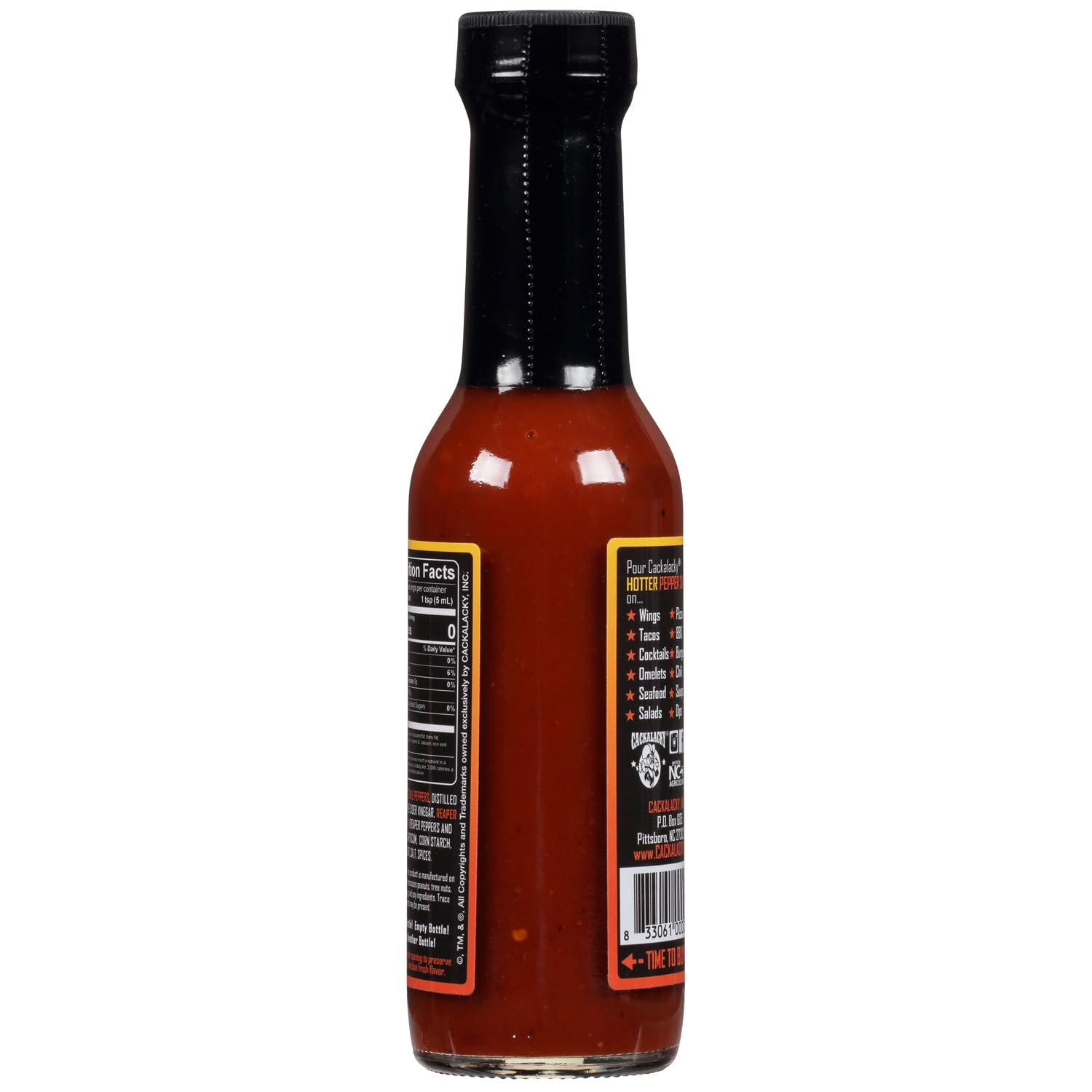 Cackalacky® Super Extra Hot BBQ Sauce - 5 oz Carolina Reaper Pepper Sauce for Ribs, Pork, Chicken & Seafood | Spicy Marinade, Dipping & Grilling Sauce | Perfect for BBQ Parties, Tailgating & Home Cooking