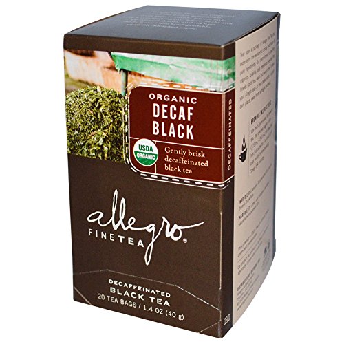 Organic Decaf Black Tea Bags - Allegro Fine Tea, 20 Count (1.4 oz/40g) - 2 Pack | Premium Caffeine-Free Black Tea for Relaxation & Stress Relief | Perfect for Evening, Bedtime, Meditation & Nighttime Rituals | Great Gift for Tea Lovers | Enjoy with Books, Baths, Yoga or Quiet Moments | Ideal for Office Breaks, Afternoon Tea, Wellness Retreats & Cozy Home Gatherings | Best for Evening Relaxation, Meditation Sessions, Gift Giving & Daily Wellness Routine