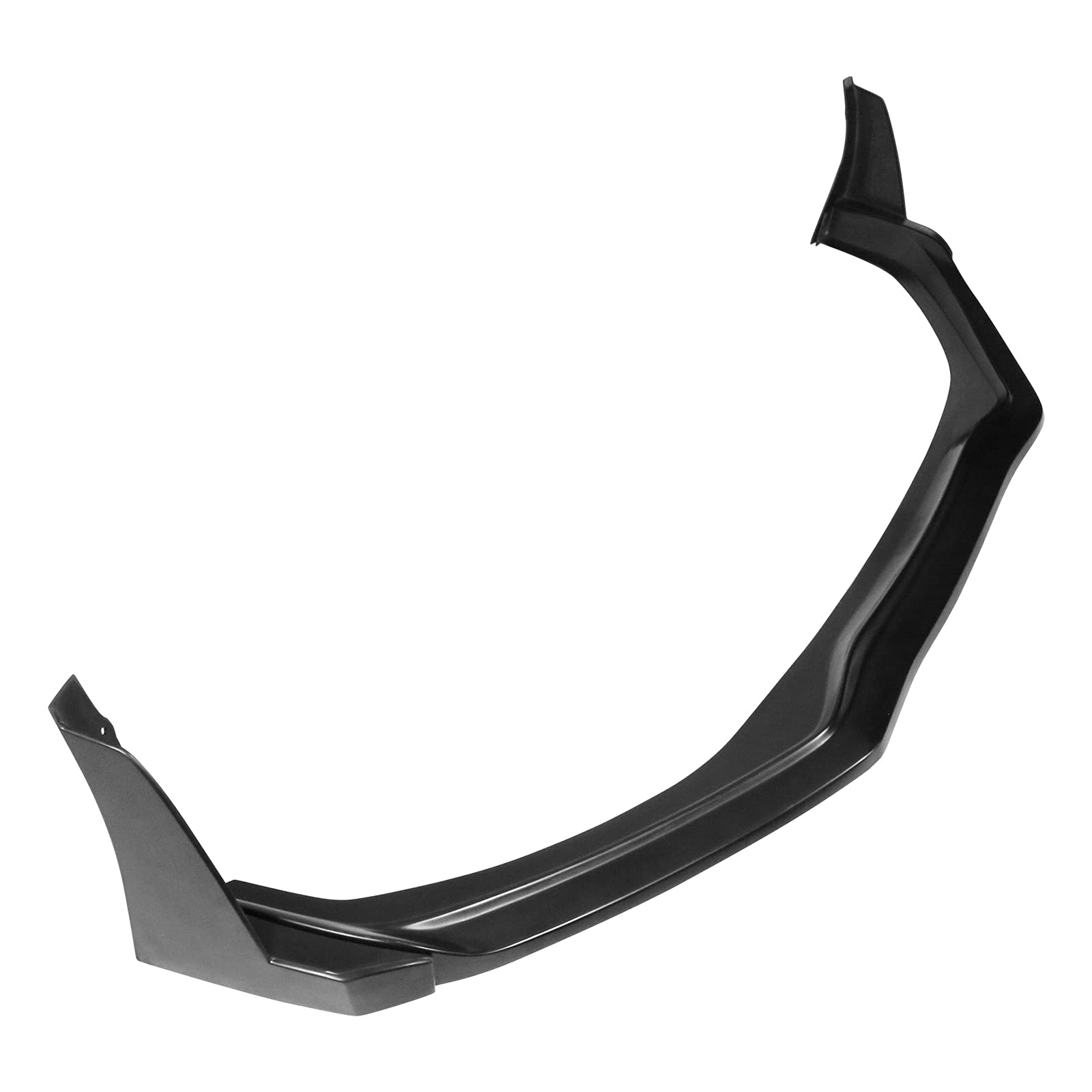IKON MOTORSPORTS 2PCS Front Bumper Lip Splitter Winglet + Front Bumper Lip for 2017-2020 Toyota 86 | PU Unpainted Black CS Style Body Kit | Enhances Aerodynamics & Protects Bumper | Perfect for Street Racing & Car Shows