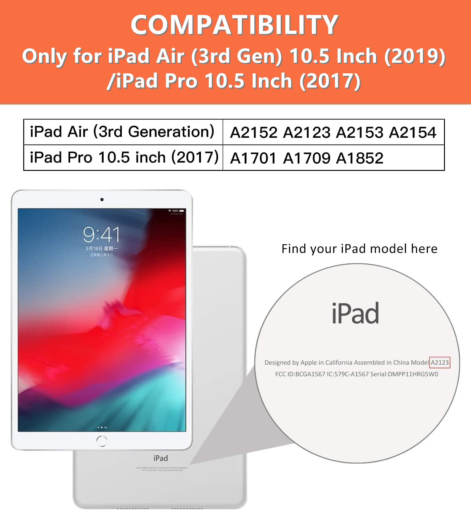 Premium Clear Ultra-Thin TPU Protective Case for iPad Air 3rd Gen 10.5