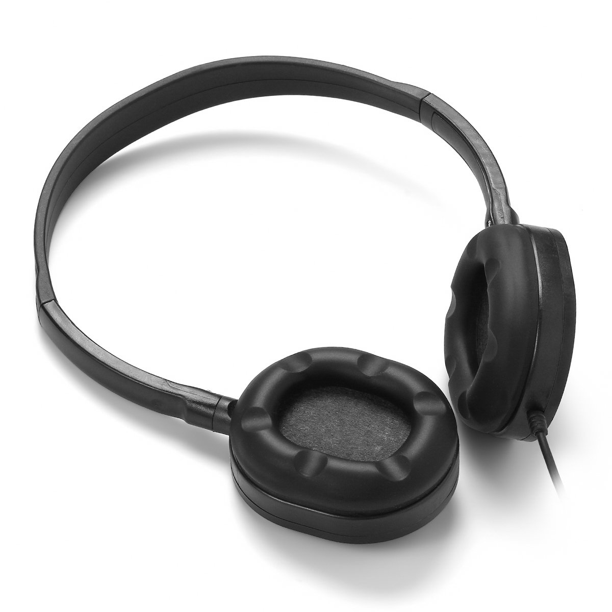 Wholesale Bulk 50 Pack KHP-50 In-Ear Headphones - Affordable Wired Earbuds for School, Airplane Travel, Hospital Use - Comfortable Noise Isolation Earphones for Students, Kids & Adults - Perfect for Online Classes, Commuting & Entertainment