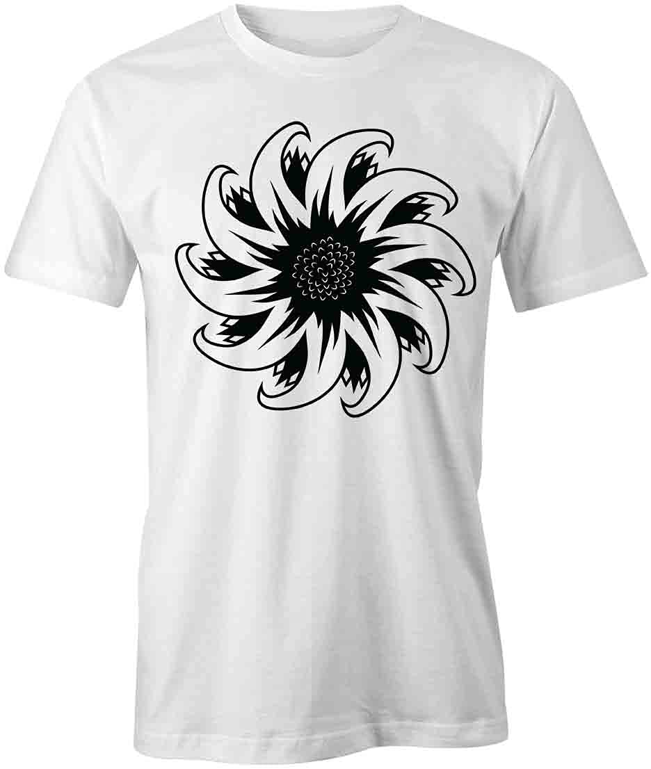 Sunflower Printed T-Shirt for Women & Men | Soft Cotton White Graphic Tee | Casual Summer Outfit, Beach Wear, Festival Fashion