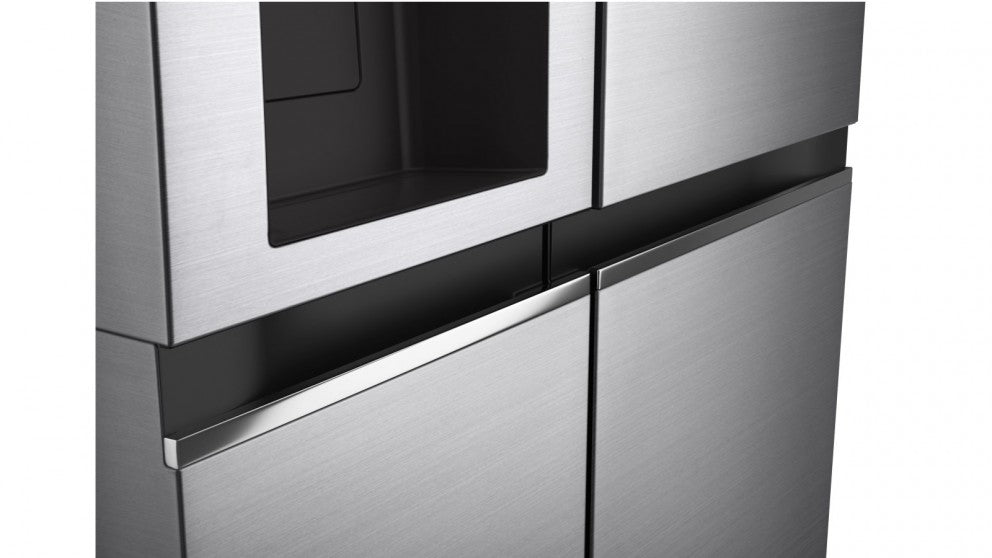 LG GS-N635PL 635L Side by Side Refrigerator - Energy Efficient, Spacious French Door Fridge for Large Families & Modern Kitchens