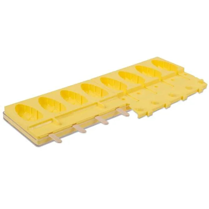 Pavogel Malibu Pop Mold - 8 Silicone Forms & 50 Sticks for Homemade Ice Pops, Popsicles, and Frozen Treats - Perfect for Summer Parties, Kids Snacks, and Family Fun
