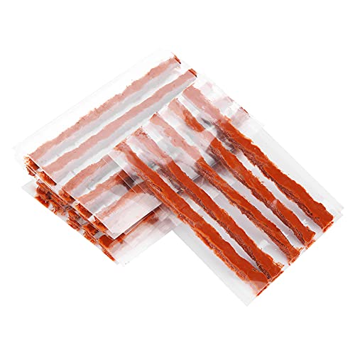 Premium Tire Repair Kit - Heavy Duty Tyre Puncture Repair Tool Set with 50+ Pieces for Car, Motorcycle, Bike & Truck - Essential Emergency Roadside Maintenance Equipment for Flat Tire Fixing