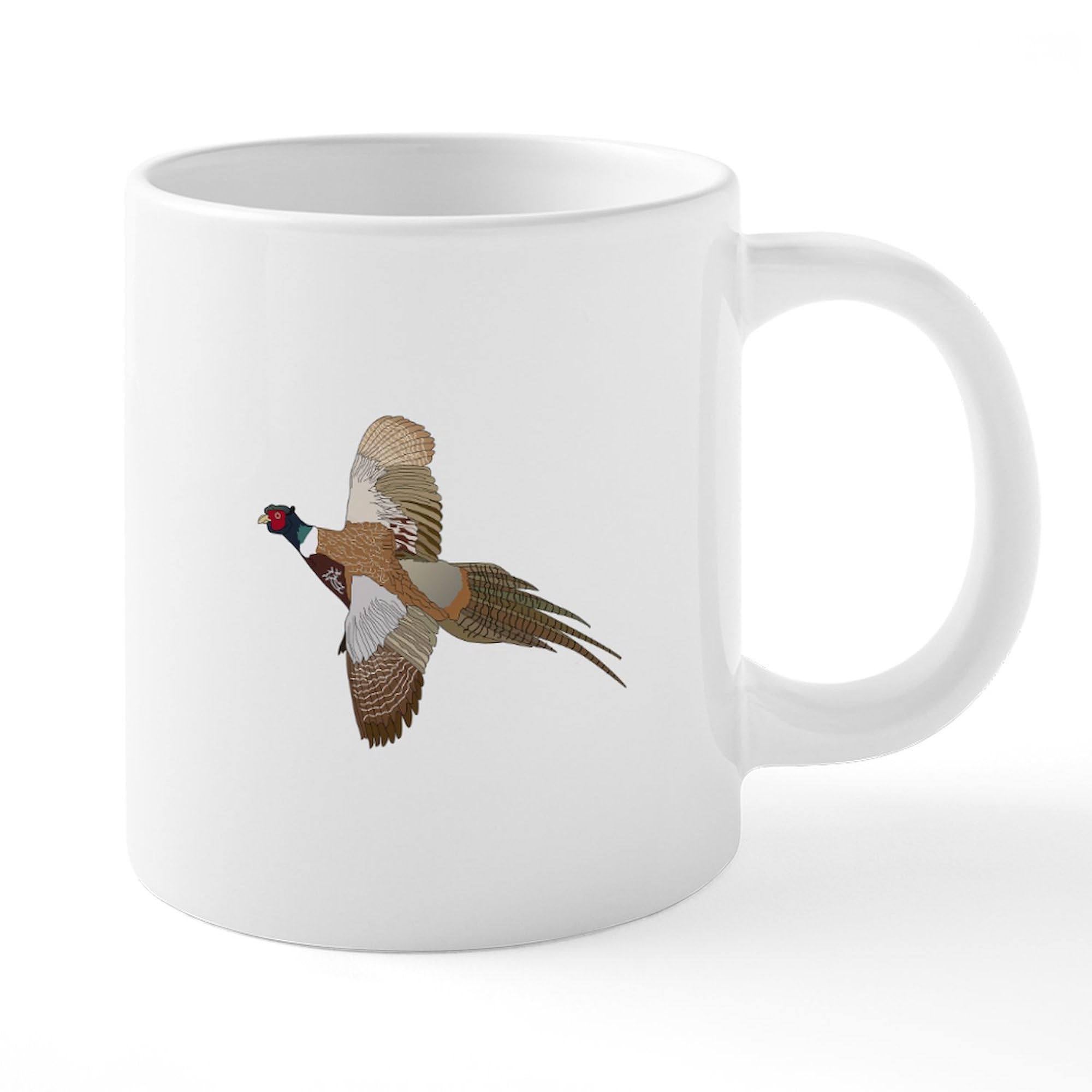 PHEASANT 20 oz Ceramic Coffee Mega Mug - Large Insulated Coffee Cup for Home, Office & Outdoor Use - Perfect for Tea, Hot Chocolate & Soups
