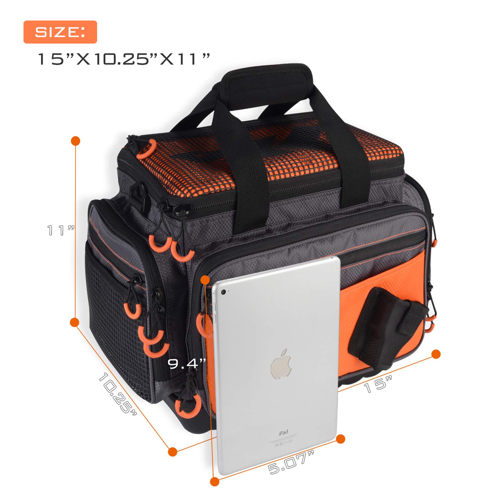 KastKing Waterproof Fishing Gear & Tackle Storage Bags - Saltwater Resistant Fishing Accessories for Saltwater & Freshwater Anglers - Perfect for Boat Fishing, Shore Fishing, and Travel