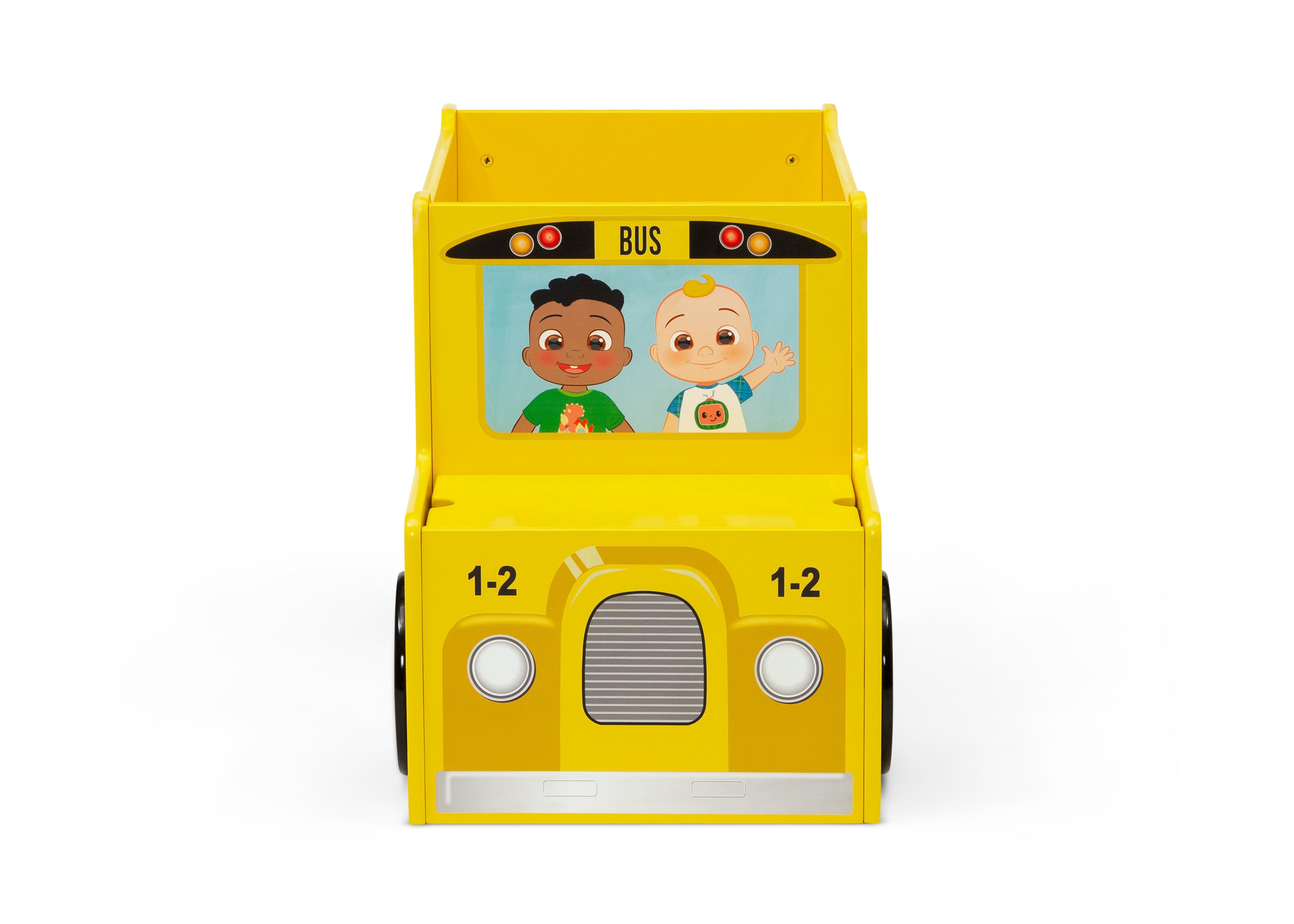 CoComelon School Bus Toy Box - Interactive Learning Toy for Kids with Storage | Perfect for Playtime, Travel & Classroom Activities