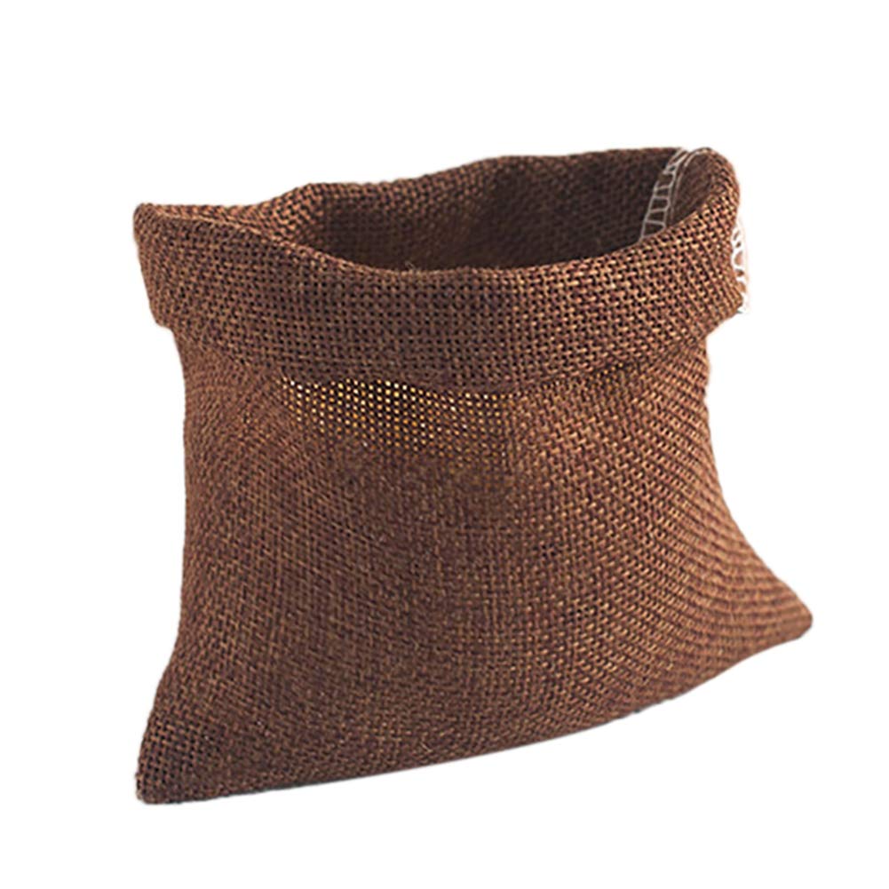 BenRan Small Burlap Sacks - Natural Coarse Grain Bags for Photography Props, Rustic Decor & DIY Crafts | Perfect for Photo Shoots, Wedding Decor, Farmhouse Style & Vintage Styling