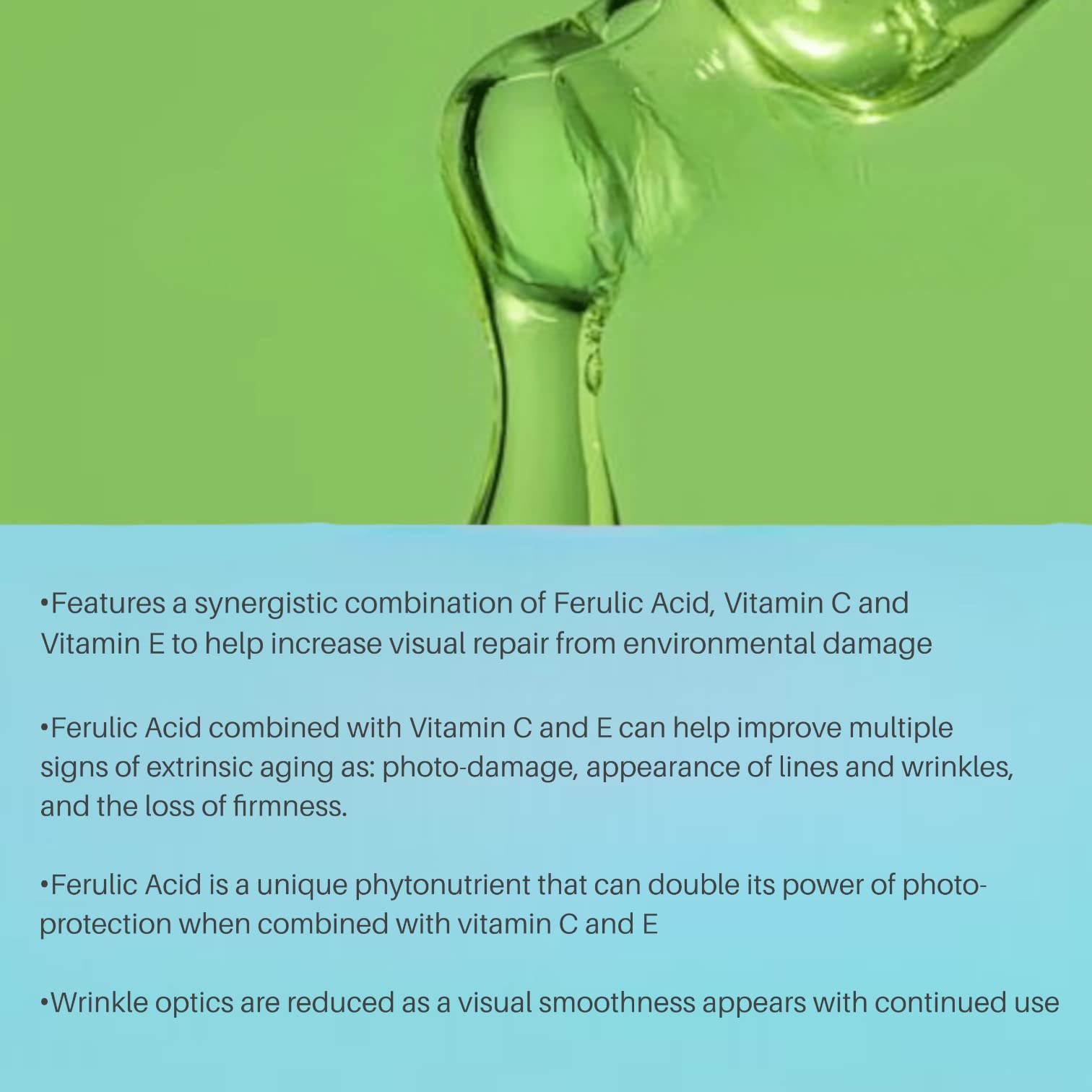 Vitamin C, E & Bakuchiol Anti-Aging Serum for Wrinkles & Dark Spots - Brightening Facial Treatment for Fine Lines & Even Skin Tone - 1 Fl Oz - Perfect for Daily Skincare Routine & Nighttime Rejuvenation