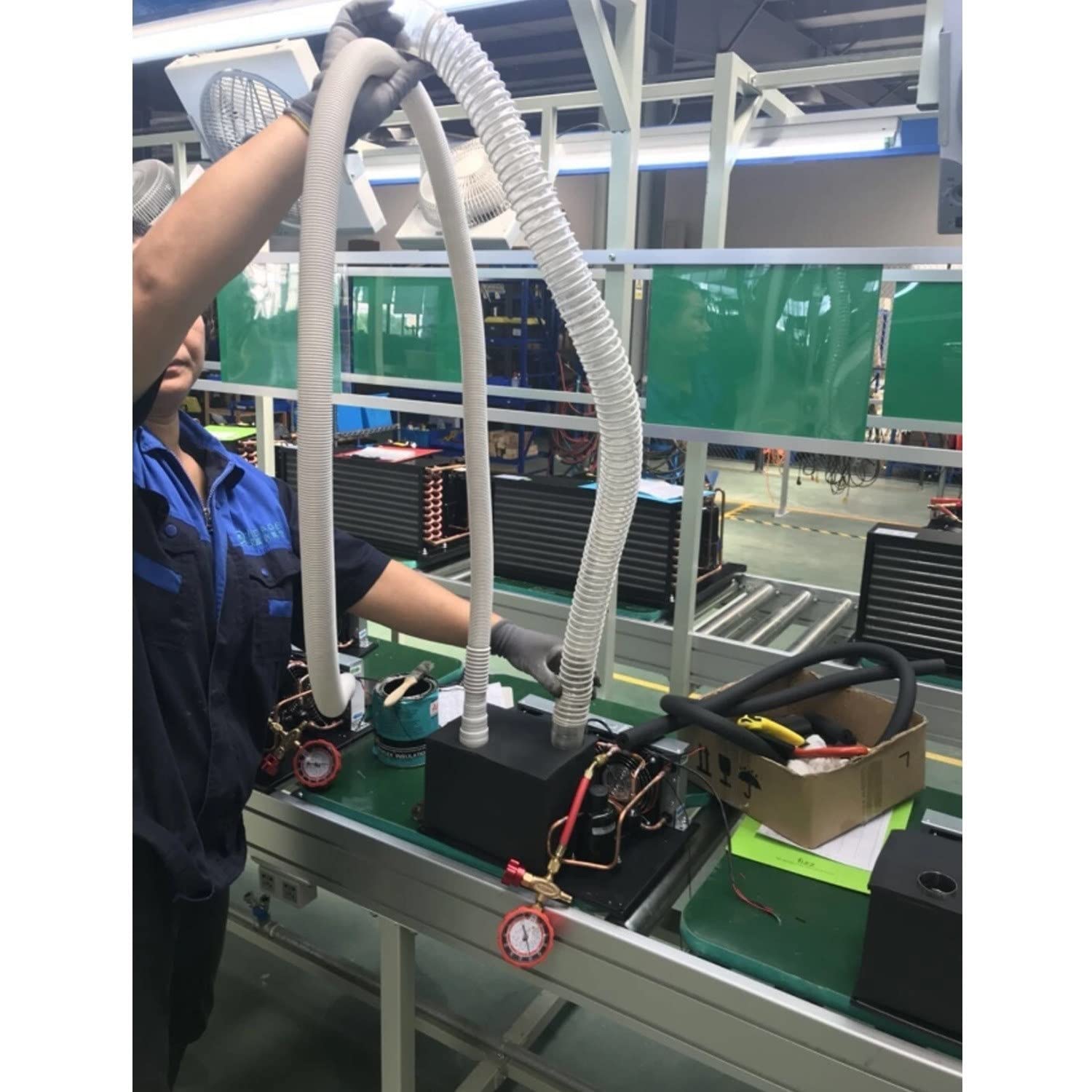 12V 450W Micro Refrigeration Cooling System for Air Conditioning & Electronics - Compact Cooling Module for EV Cabins, Small Spaces & Server Rooms - Ideal for Electric Vehicles, RVs & Home Offices