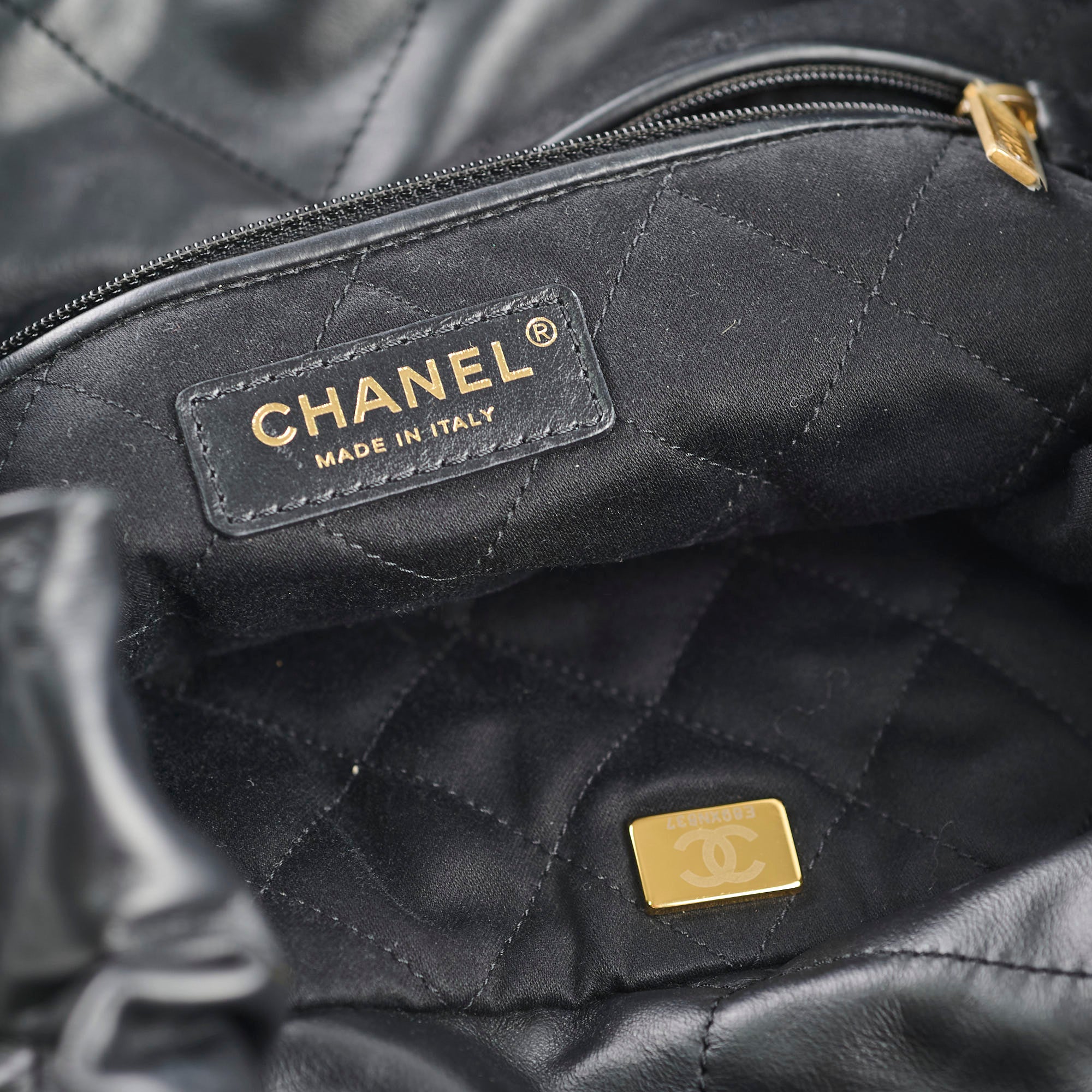 Authentic Chanel Medium 22 Bag in Black with Microchip - Luxury Designer Handbag for Women | Perfect for Evening Events, Date Nights & Special Occasions