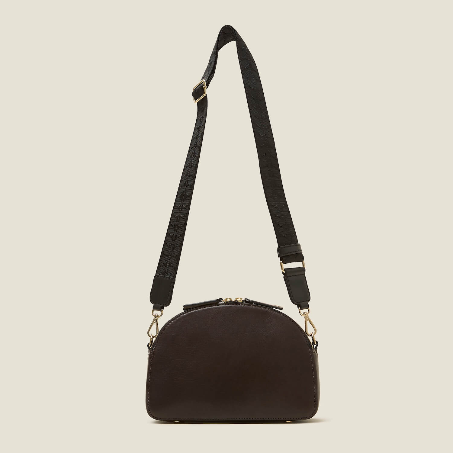 Luna Crossbody Bag with Spot Flower Print - Stylish Walnut Leather Purse for Women | Perfect for Everyday Use, Shopping, and Travel
