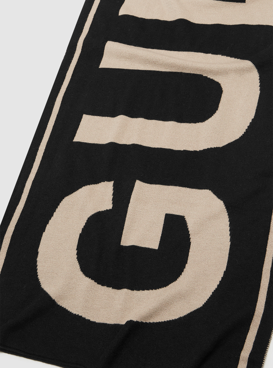 Black Logo Scarf for Women & Men - Soft Winter Fashion Accessory - Perfect for Cold Weather, Office & Outdoor Activities