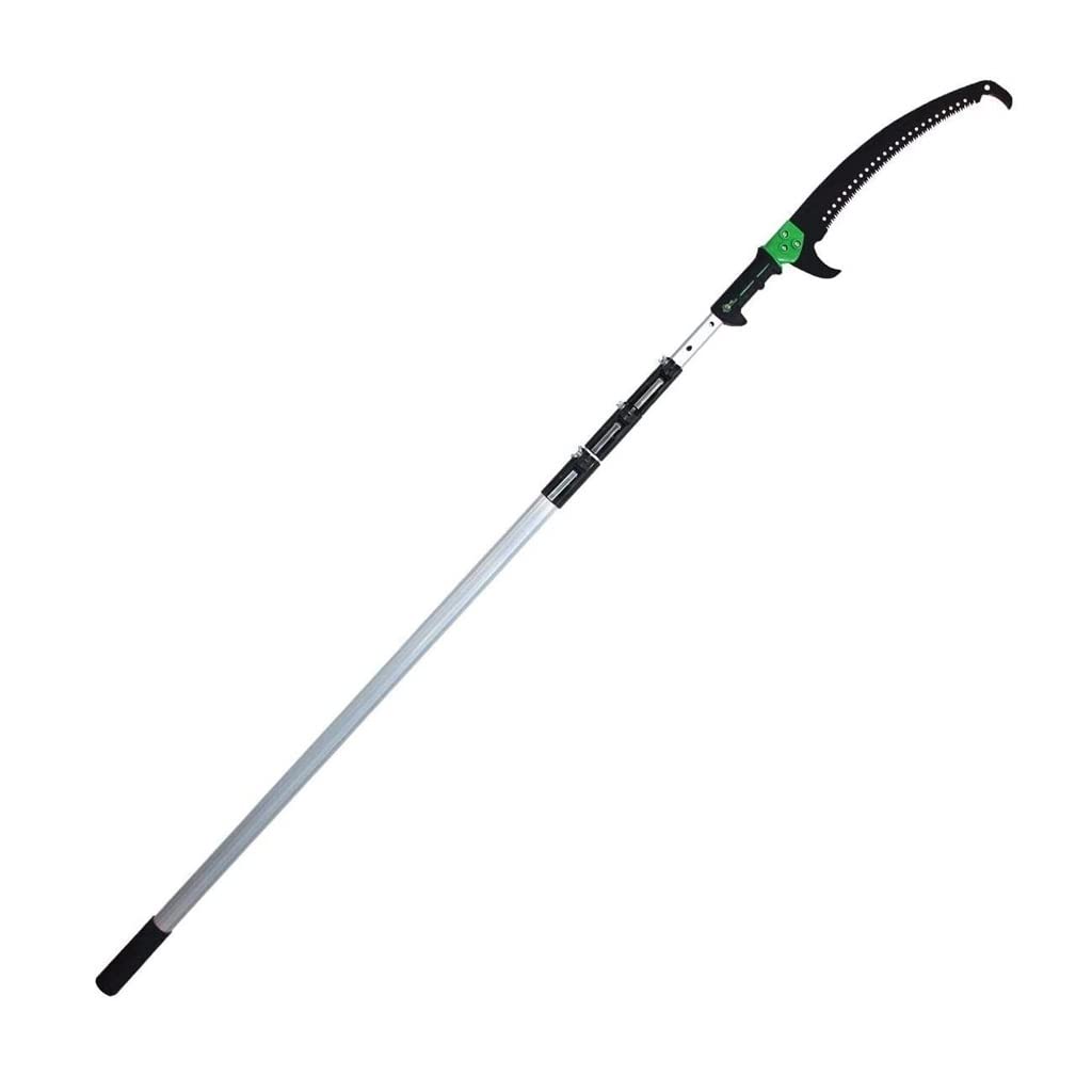 11.5FT Telescopic Pole Saw with Curved Blade - Extendable Tree Pruner for Trimming Branches, Cutting Leaves & Landscaping - Perfect for Fruit Trees, Gardening & Yard Maintenance
