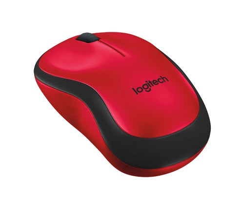 M221 Silent USB Wireless Mouse - 3 Colors (Charcoal, Blue, Red) for Office, Home & Travel | Ergonomic Design | Noiseless Click | Plug & Play