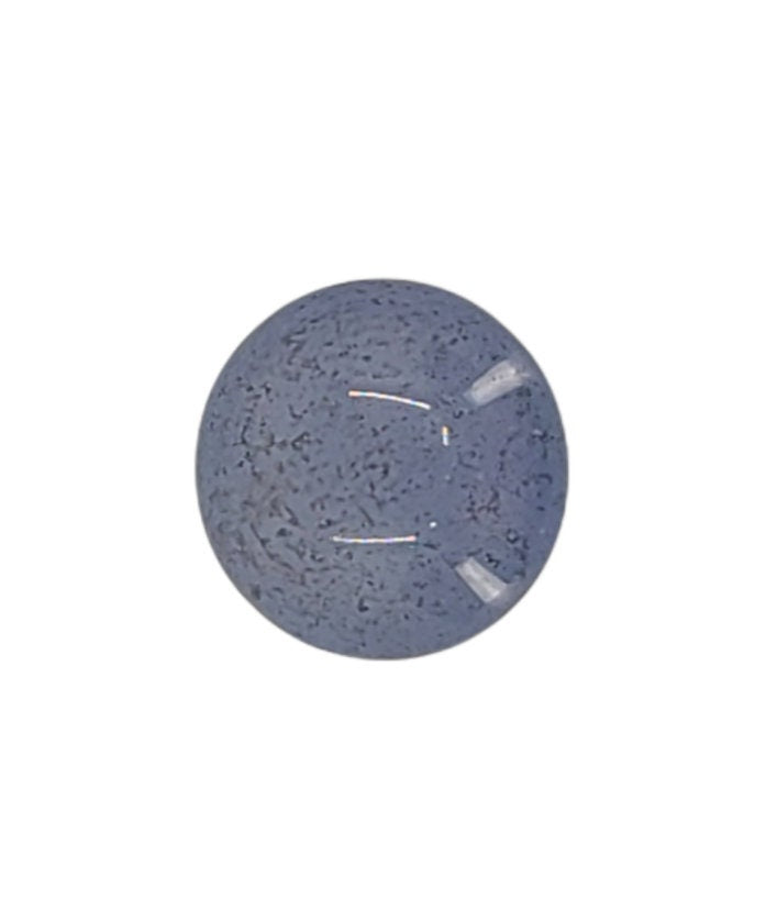 3.93ct Natural American Blue Chalcedony Round Cabochon 10mm - Premium Quality USA Mined Gemstone for Jewelry Making, Healing Crystals & Collectibles