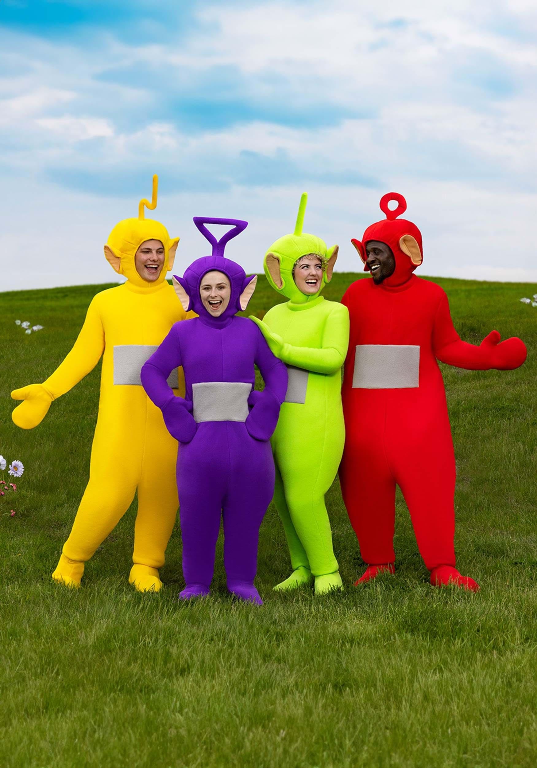 Teletubbies Adult Po Costume - Unisex Halloween Outfit for Men & Women | 90s Nostalgia Cosplay | Perfect for Halloween Parties, Cosplay Events & Themed Gatherings