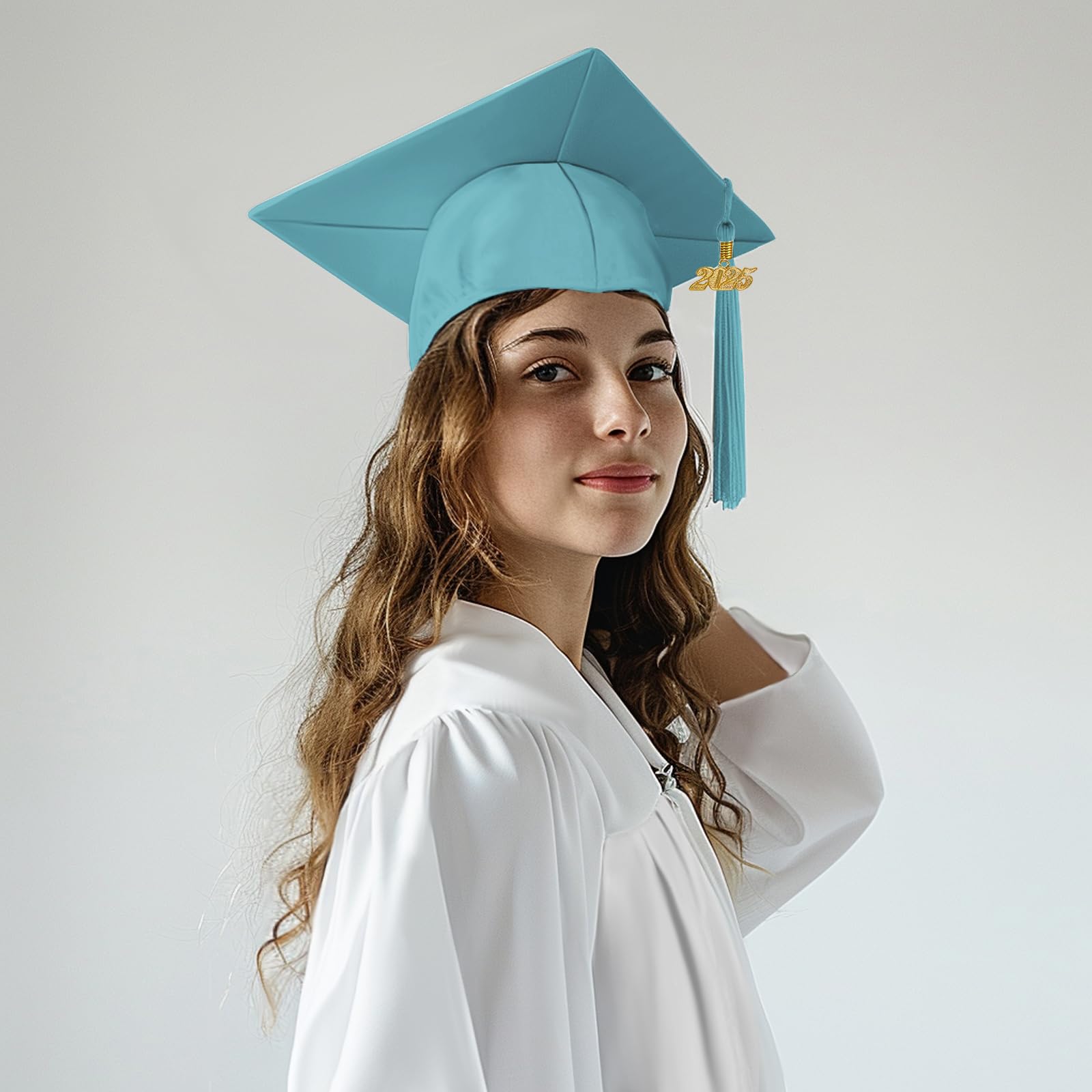 2025 Graduation Tassel with Year Charm - Happy Secret Graduation Cap Tassel for 2025 Ceremonies | Perfect Graduation Accessories for High School & College Graduates - Ideal for Commencement, Yearbook Photos & Graduation Parties