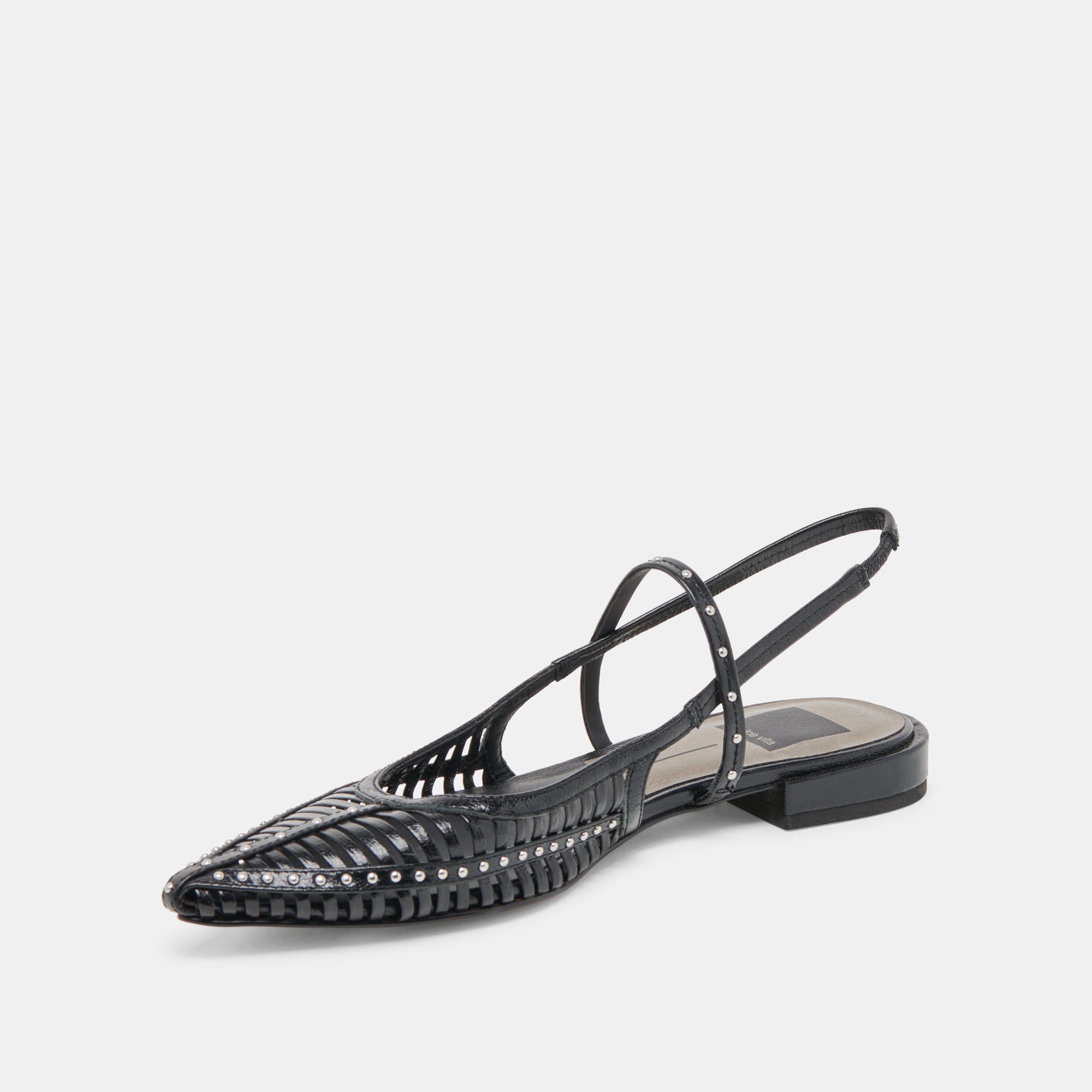PHINLY FLATS MIDNIGHT CRINKLE PATENT - Stylish & Comfortable Women's Dress Shoes for Work, Party & Evening Out