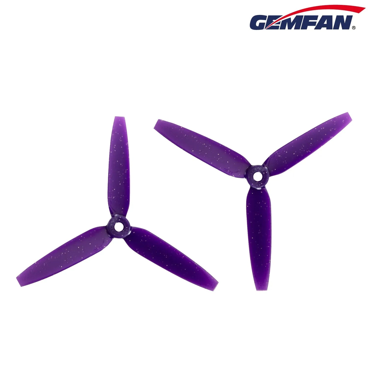 GEMFAN 513D PC 3-Blade 5mm Propeller for 2206 2300KV Motor - 8 Pack - High Performance Drone Propellers for FPV Racing and Aerial Photography
