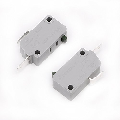 1Pc 5E4 10T105 Microwave Oven Door Micro Switch Normally Close KW3A Replacement Part - Perfect for Microwave Repair & DIY Home Appliance Maintenance