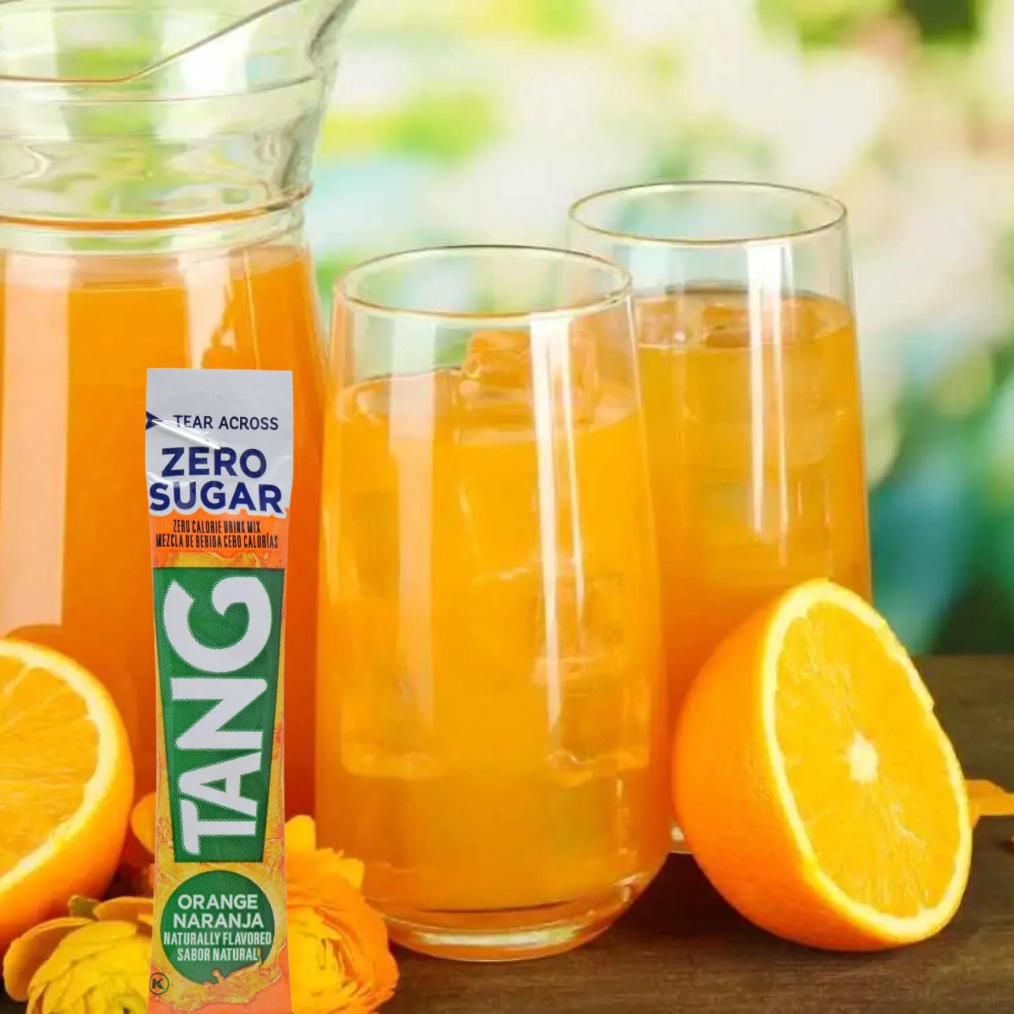 Tang On The Go Singles Drink Powder Mix - Orange Flavor, 6 Count Packets - Perfect for Travel, Camping & Quick Refreshment On The Move