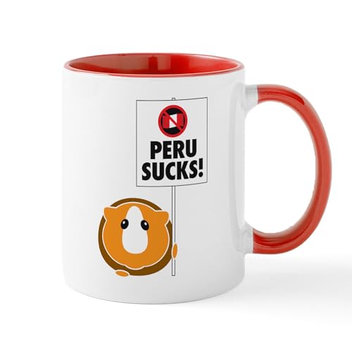 White/Red Inside - Peru Sucks Mug