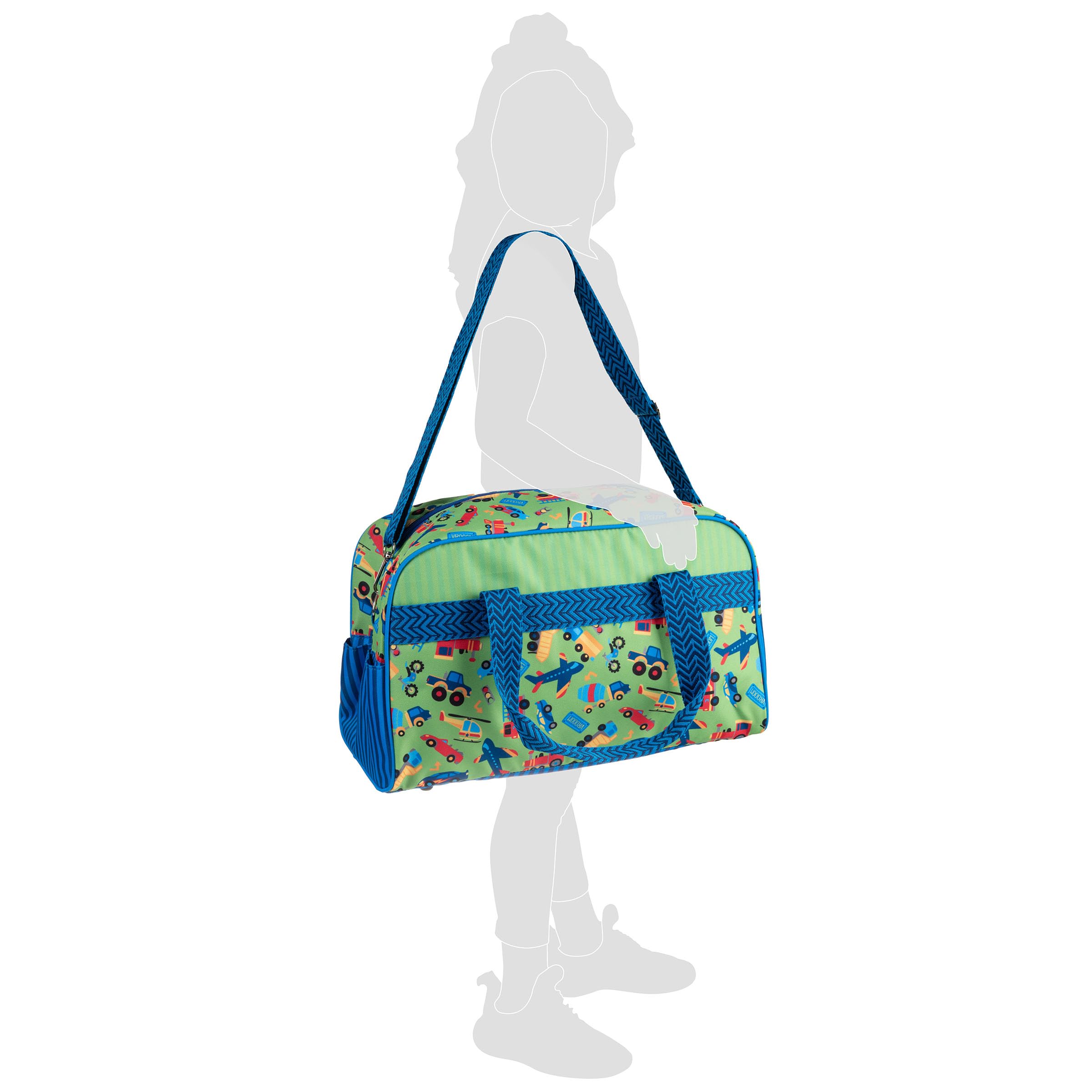 Stephen Joseph Kids Duffle Bag - Lightweight Travel Overnighter for Boys & Girls, Carry-On Size Luggage for School, Gym & Weekend Trips