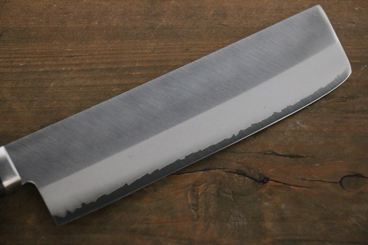 Premium Kanetsune VG10 Nakiri Knife 165mm - Japanese Pakkawood Handle - Professional Vegetable & Sushi Chef Knife for Home Kitchen & Restaurant Use