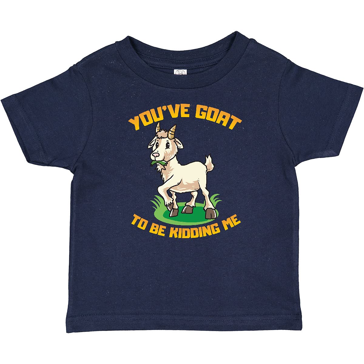 Funny Goat Kid Joke Toddler T-Shirt | Cute Animal Graphic Tee for Boys & Girls | Perfect for Playdates, Birthdays & Family Outings