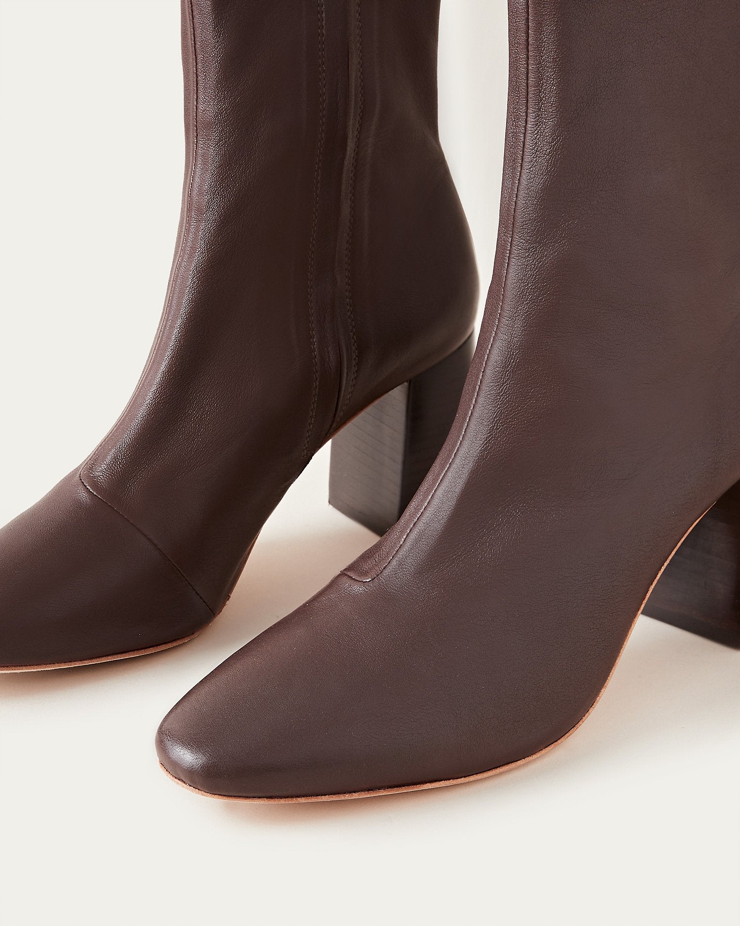 Elise Chocolate Brown Stretch Bootie - Comfortable Ankle Boots for Women - Perfect for Casual Wear, Office & Date Nights