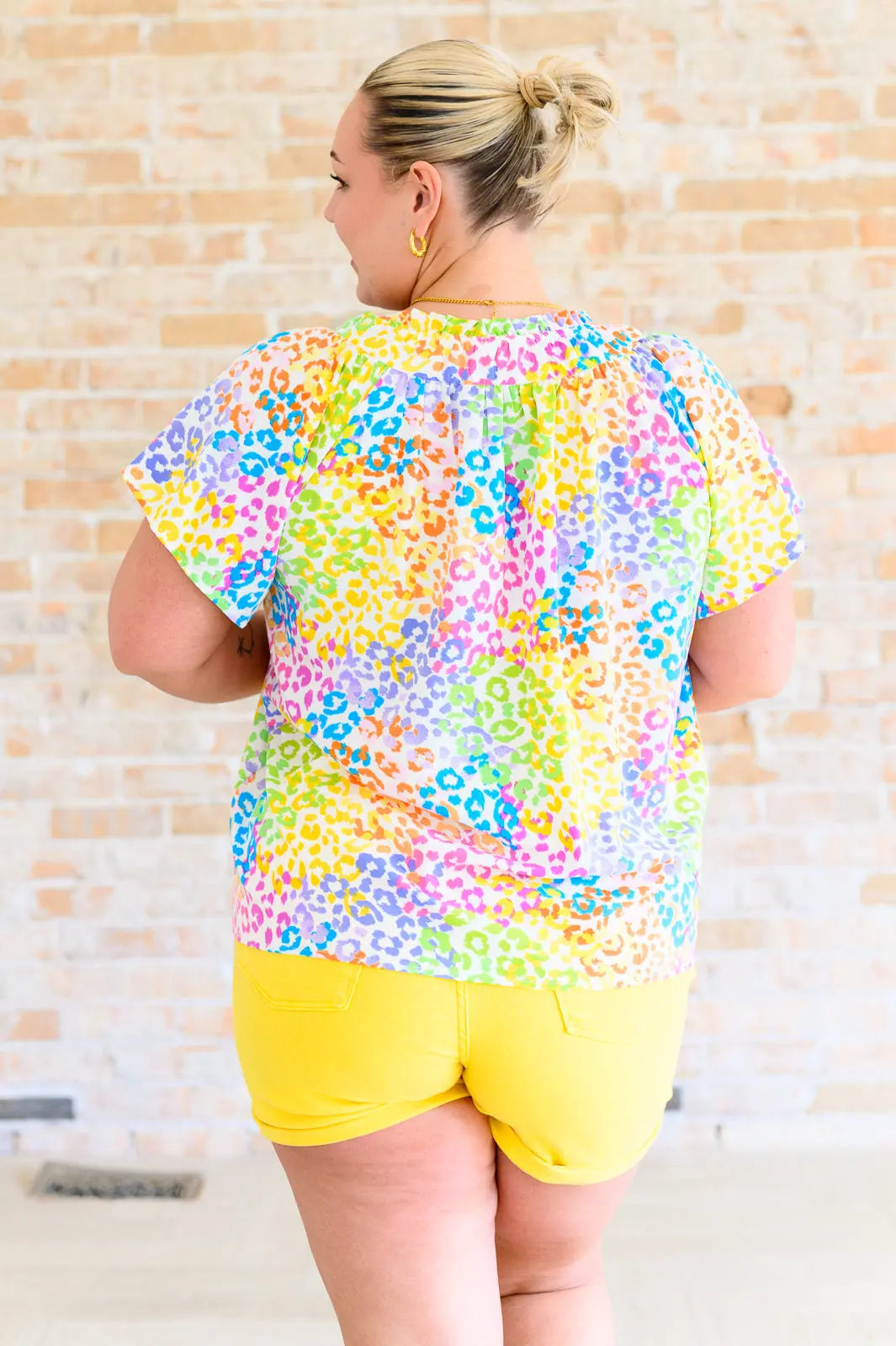Stylish A Little Wild V-Neck Top in Multi Colors - Perfect for Casual Outings, Parties & Everyday Wear