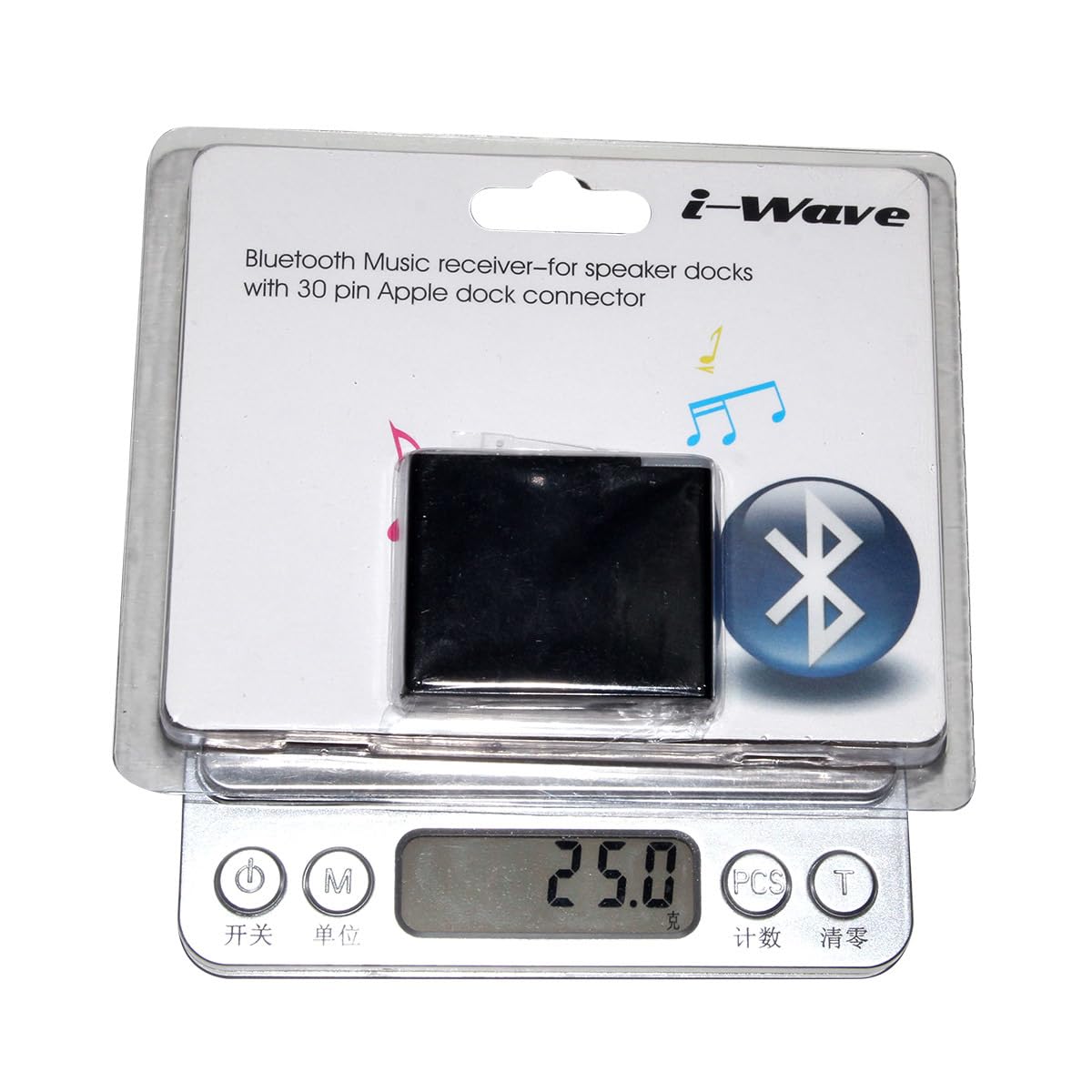 Low Latency 30-Pin Bluetooth Receiver Adapter for iPod & iPhone - Wireless Music Streaming to Docking Stations & Speakers (Home/Office Use, Not for Car or Motorcycle) | VR Robot Brand