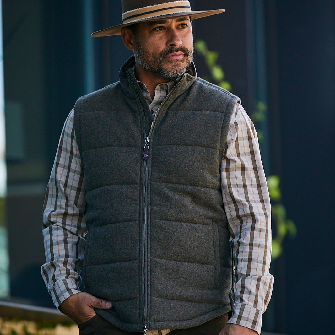Men's Archer Herringbone Vest - Classic Slim Fit Waistcoat for Formal & Casual Wear - Perfect for Weddings, Office & Layering Outfits