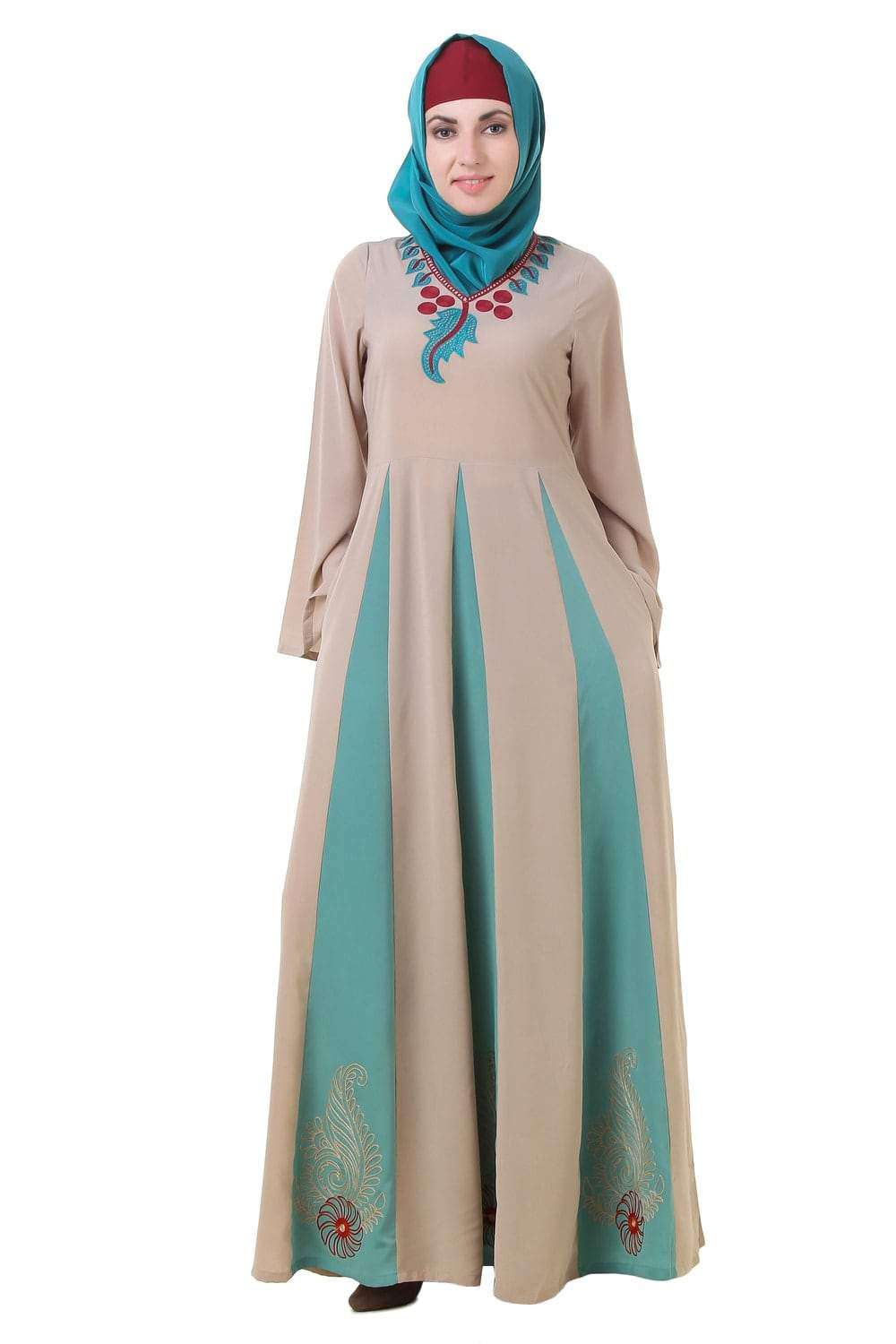 Elegant Jameelah Abaya - Modest Muslim Dress for Women - Perfect for Prayer, Mosque & Special Occasions