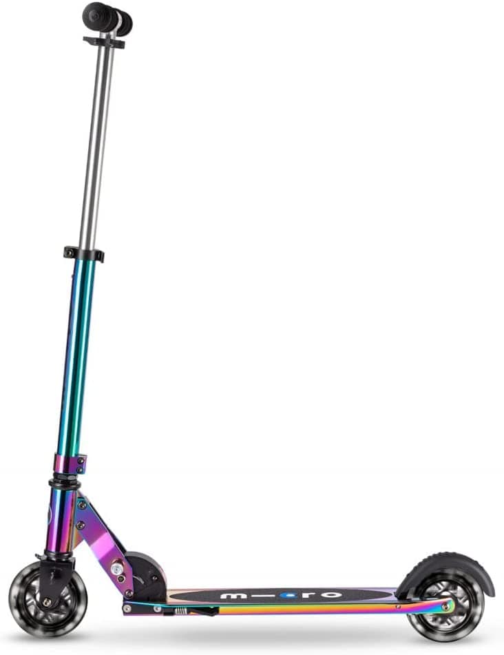 Micro Kickboard Sprite LED Scooter - Light Up Kick Scooter for Kids & Adults - Perfect for Commuting, Neighborhood Rides & Outdoor Fun