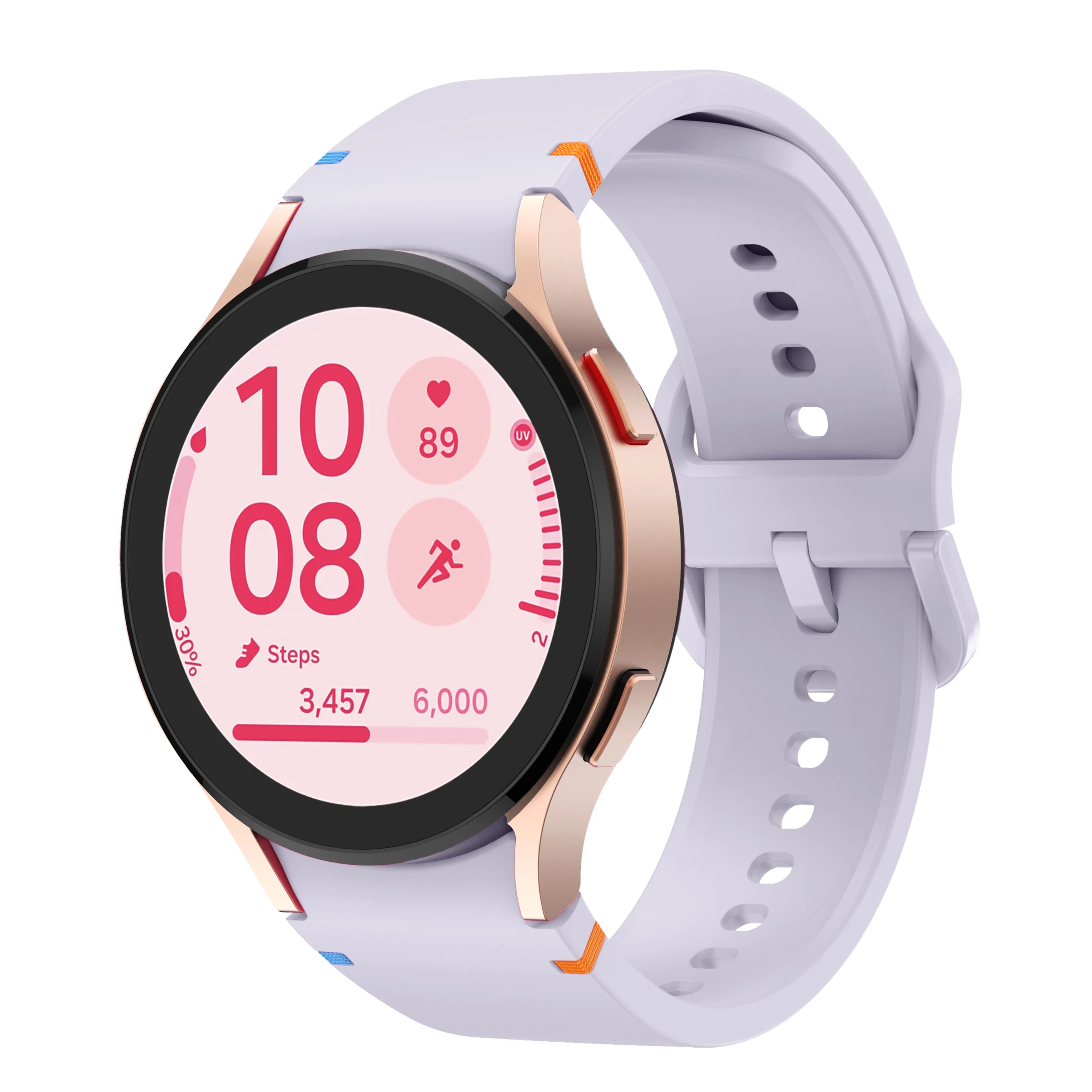 Samsung Galaxy Watch Sporty Silicone Bands - Durable, Comfortable & Stylish for Running, Workouts & Everyday Wear