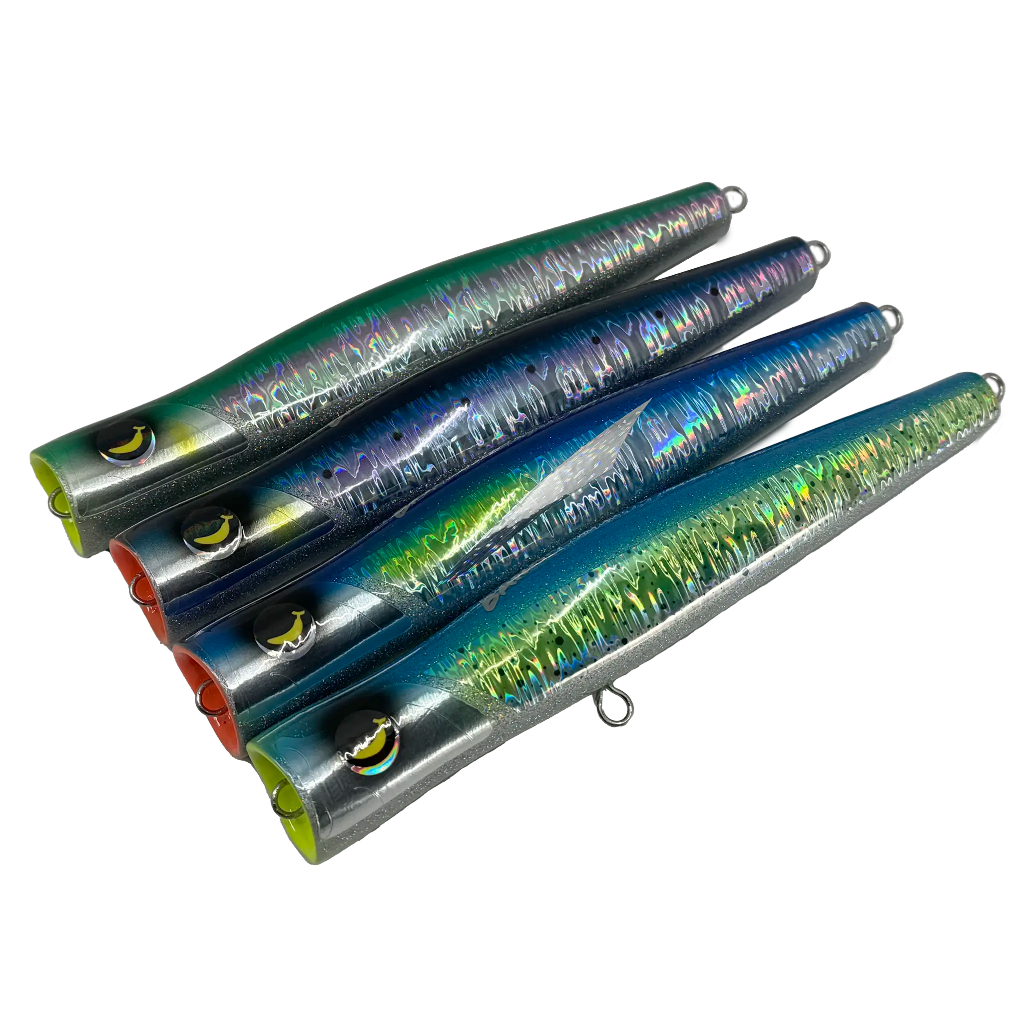 Sea Falcon Bana Pop 240 Slim Popper Fishing Lures - Topwater Bass Fishing Lures for Freshwater & Saltwater - Perfect for Bass, Trout, and Pike Fishing in Lakes, Rivers, and Ponds
