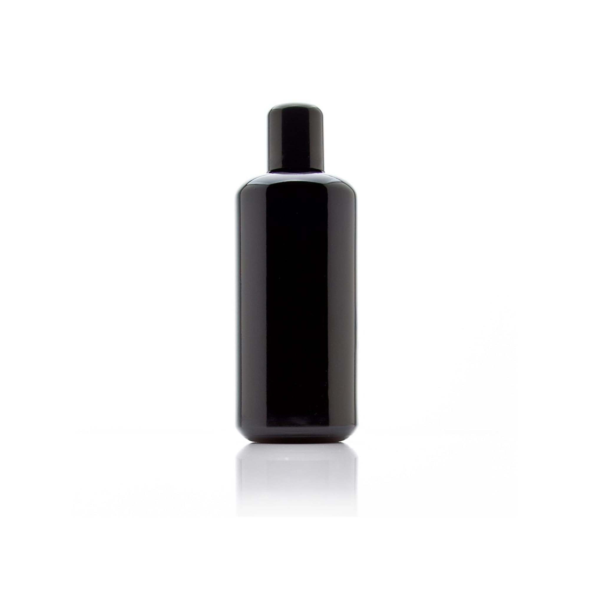 Premium Black UV Glass Bottles 6.7oz (200ml) - 3-Pack Airtight Screw-Top Containers for Oil, Coffee, Spices & Perfumes | Miron Infinity Jars with Easy-Pour Neck | Perfect for Kitchen Pantry, Bathroom Storage & DIY Essential Oil Blends