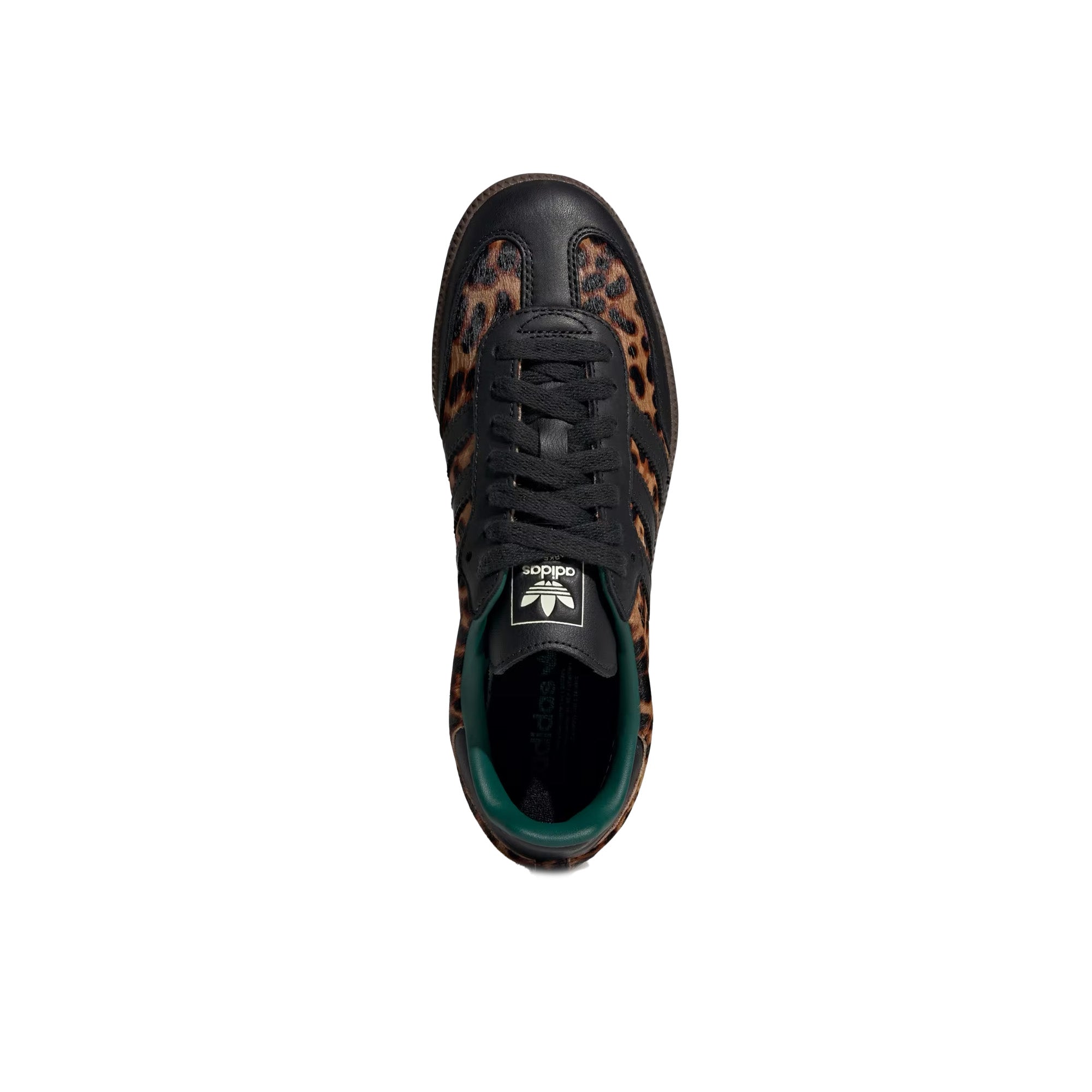 Adidas Samba OG 'Black Green Leopard' Women's Sneakers (2025) - Classic Retro Running Shoes for Women, Streetwear Fashion & Casual Wear